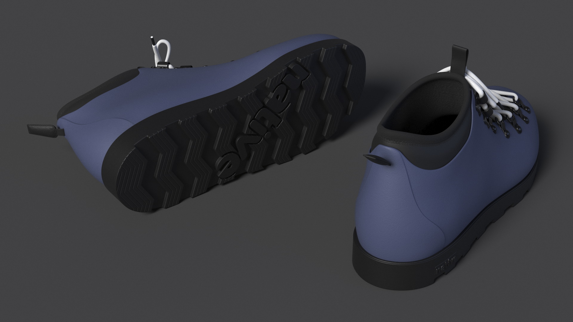 Native Fitzsimmons Onyx Boots 3D model