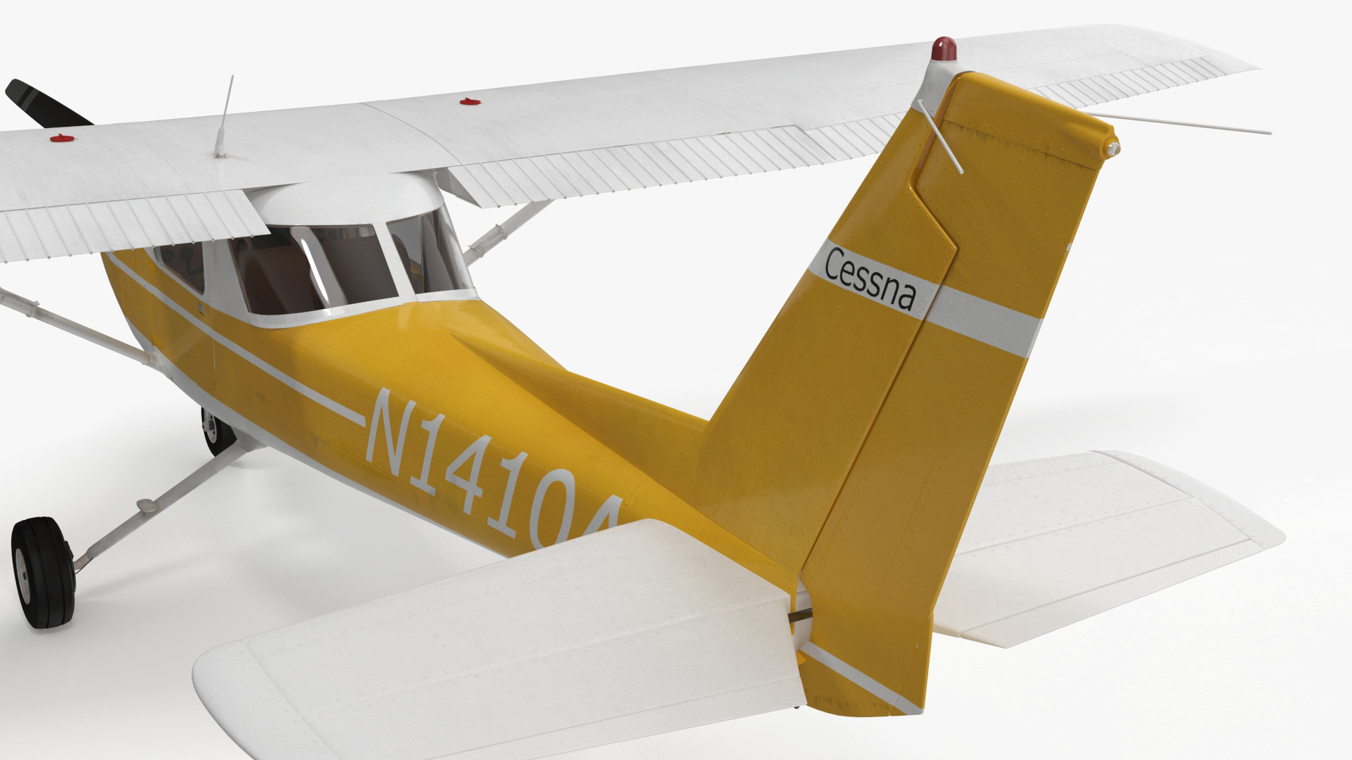 3D model Flight Training Airplane Cessna 150