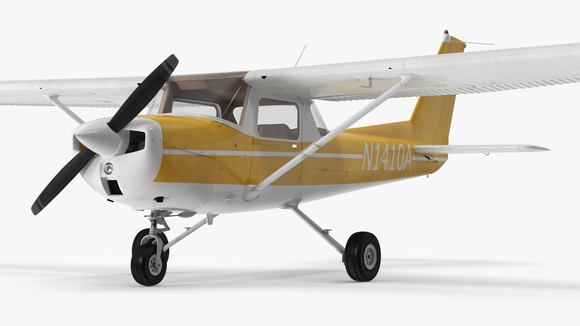 3D model Flight Training Airplane Cessna 150