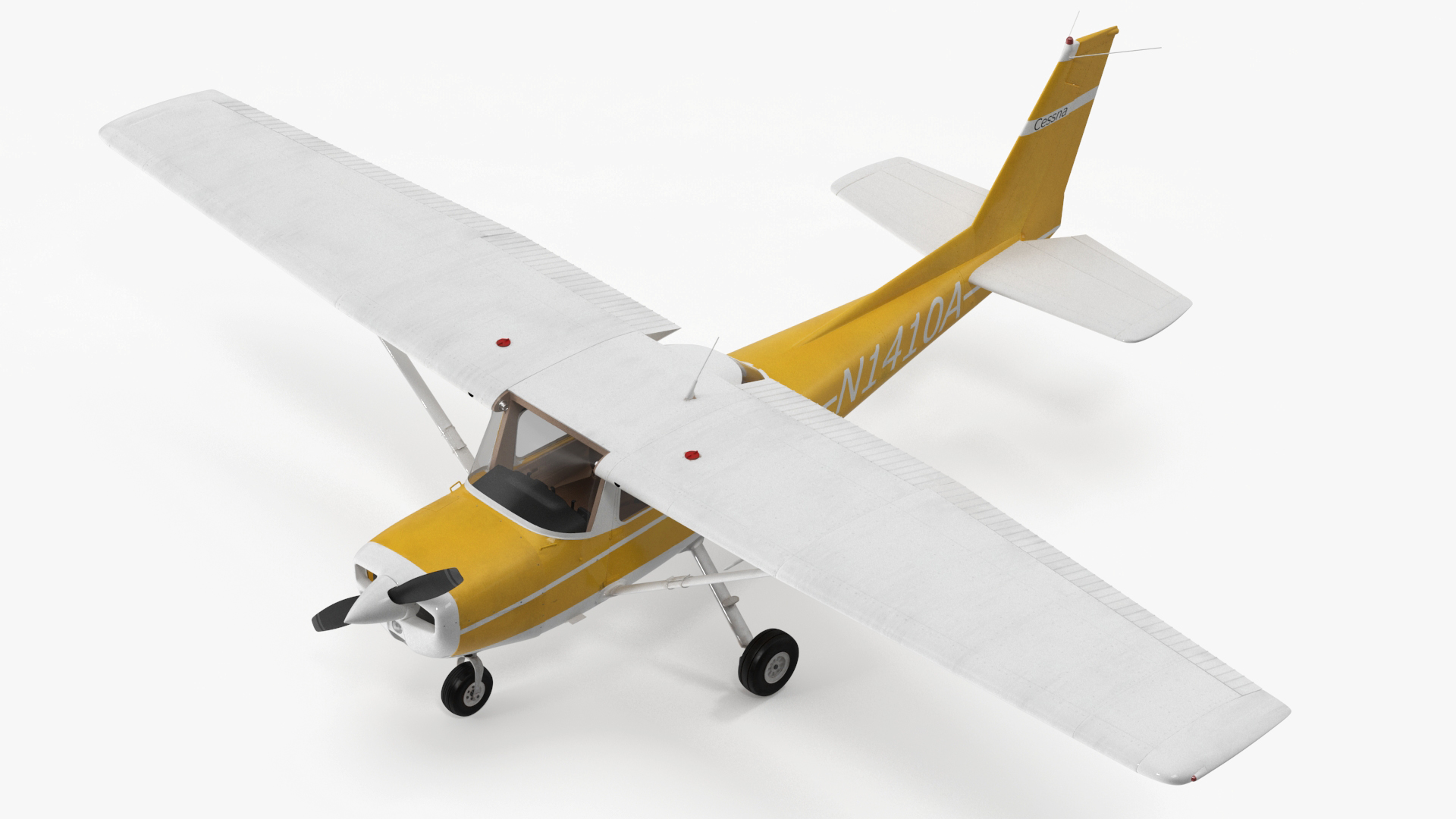 3D model Flight Training Airplane Cessna 150