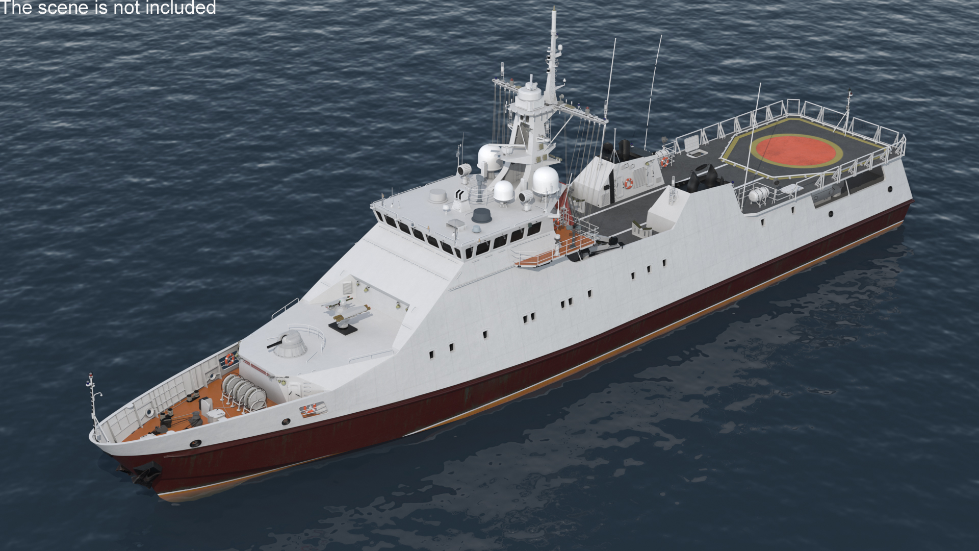 3D Coast Guard Ship