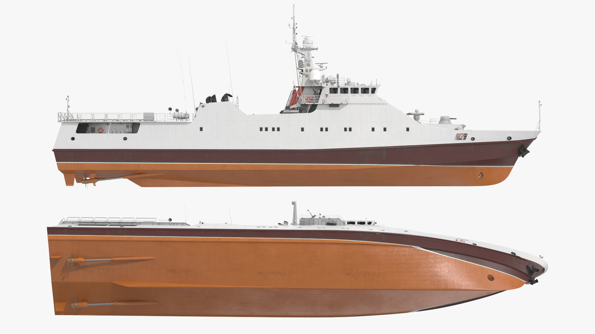 3D Coast Guard Ship