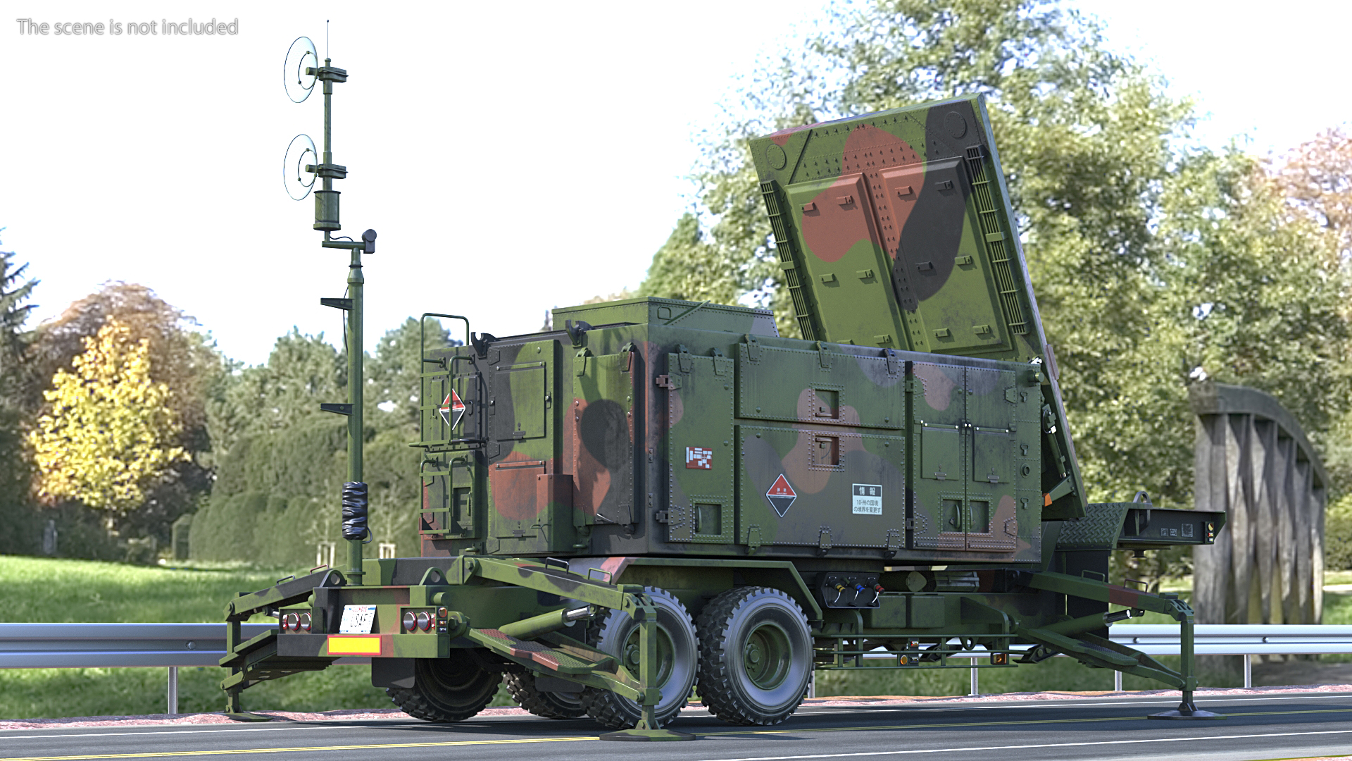 3D Patriot AN MPQ53 Radar Set Camo