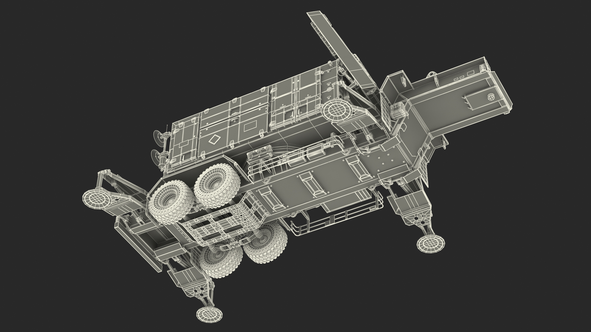 3D Patriot AN MPQ53 Radar Set Camo