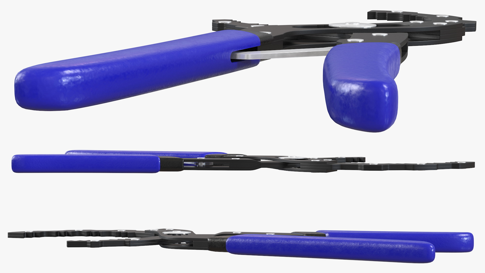 Oil Filter Pliers Rigged 3D model