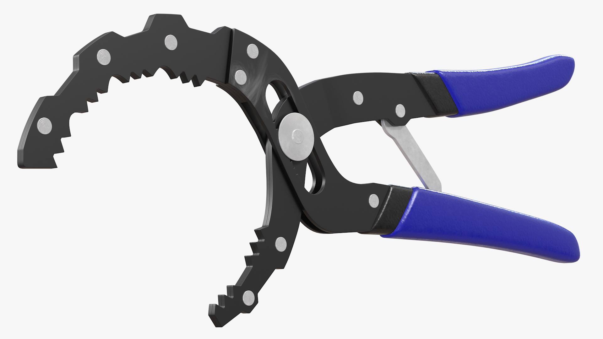 Oil Filter Pliers Rigged 3D model