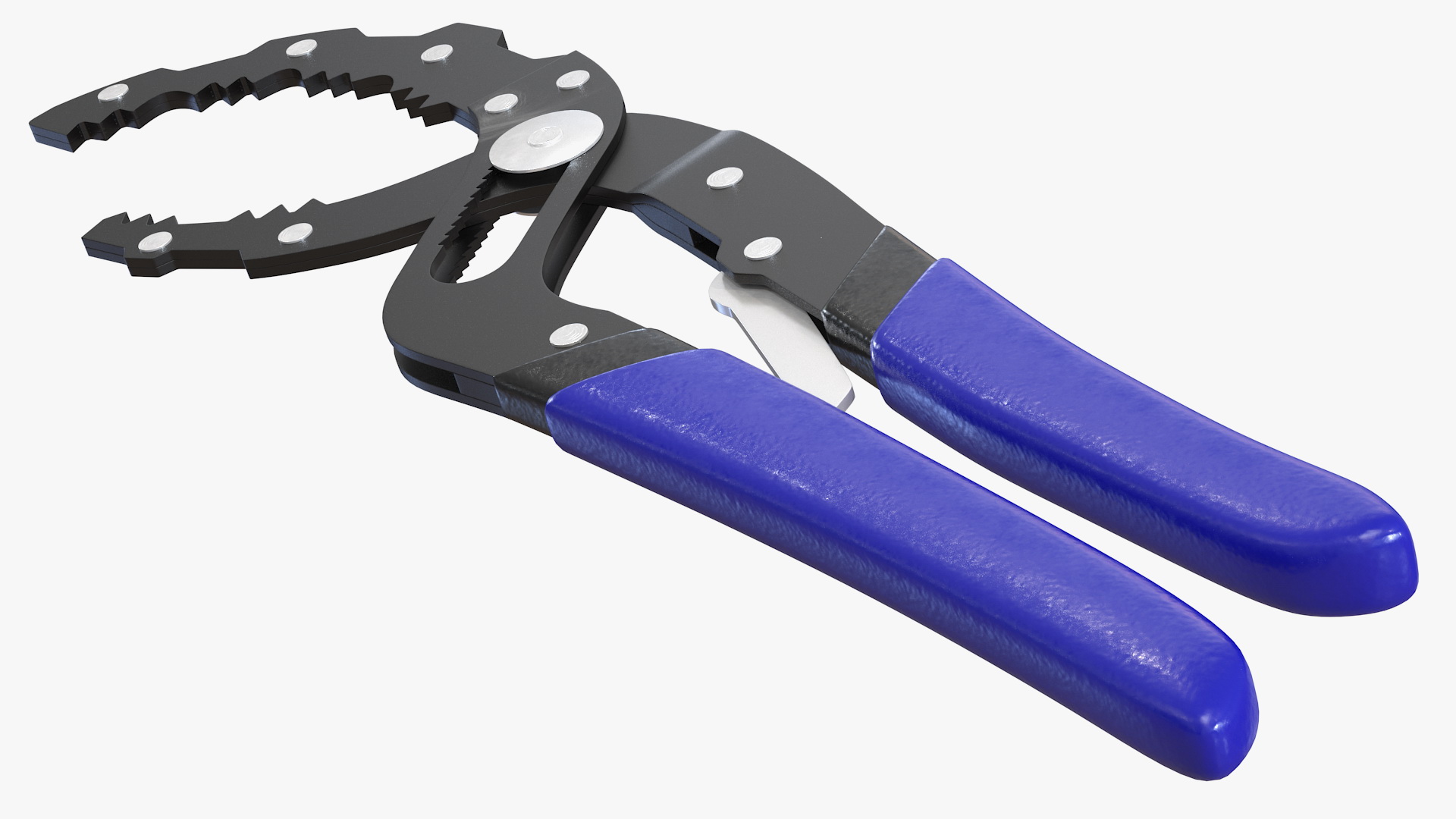 Oil Filter Pliers Rigged 3D model