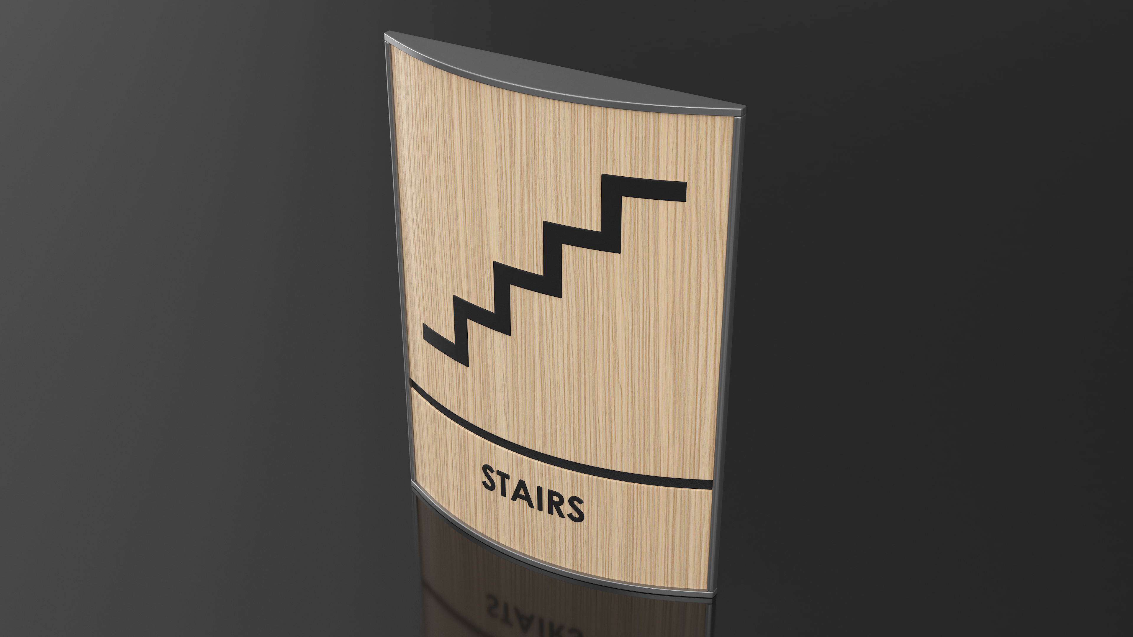 Stairs Compliance Sign 3D