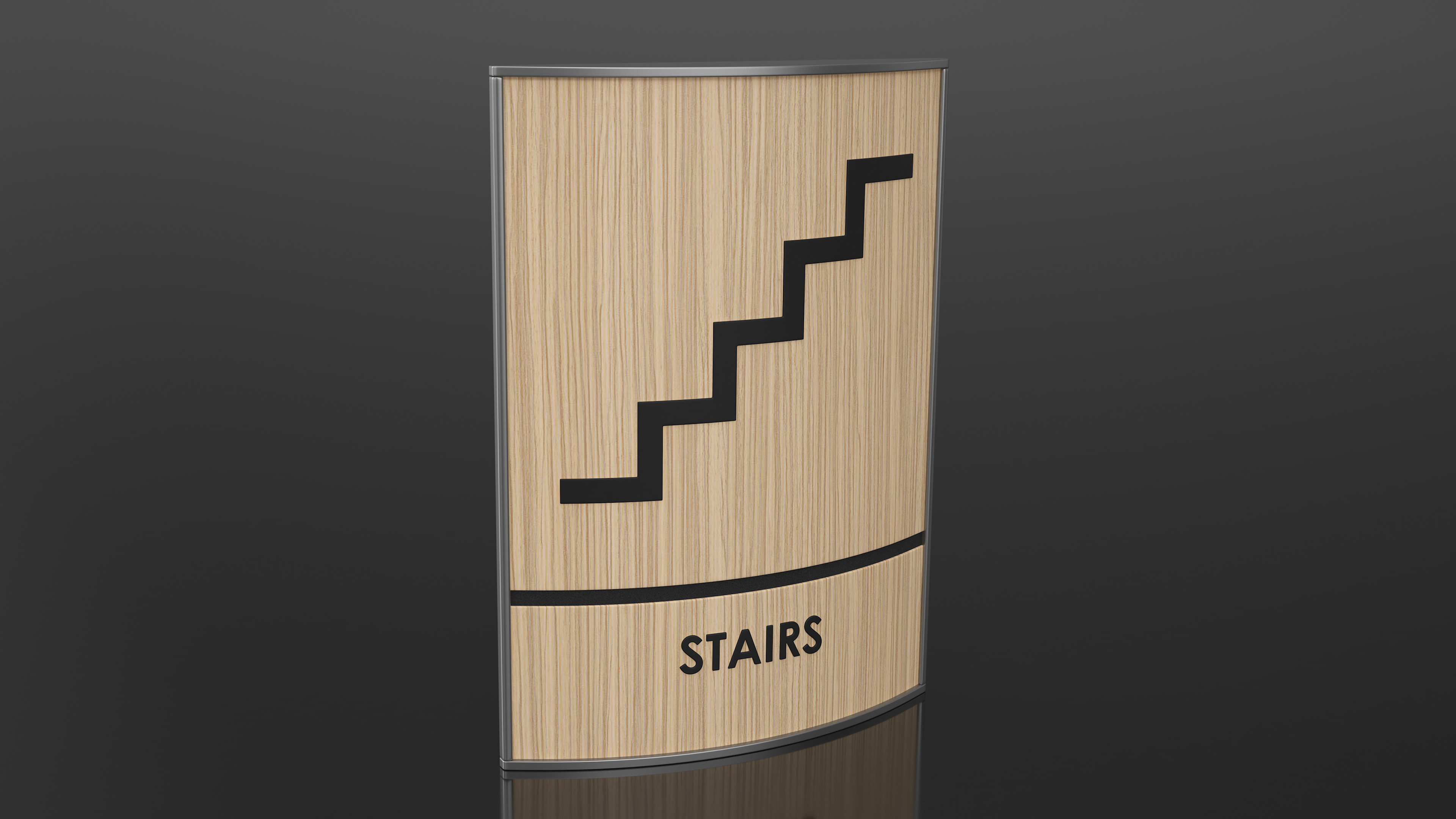 Stairs Compliance Sign 3D