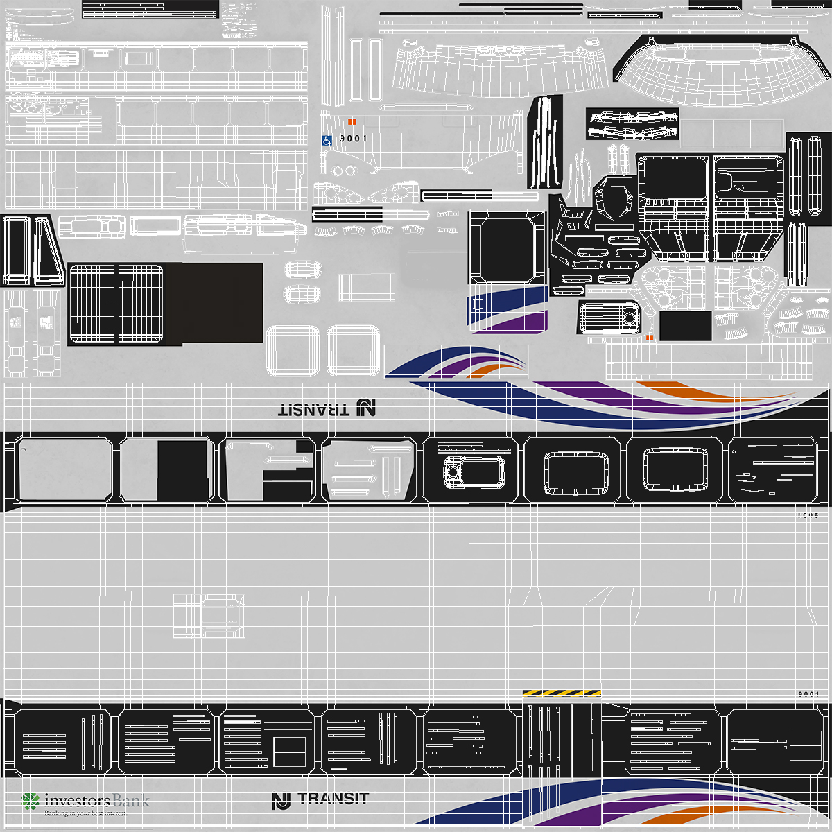 Intercity Bus MCI D4500ct Rigged 3D