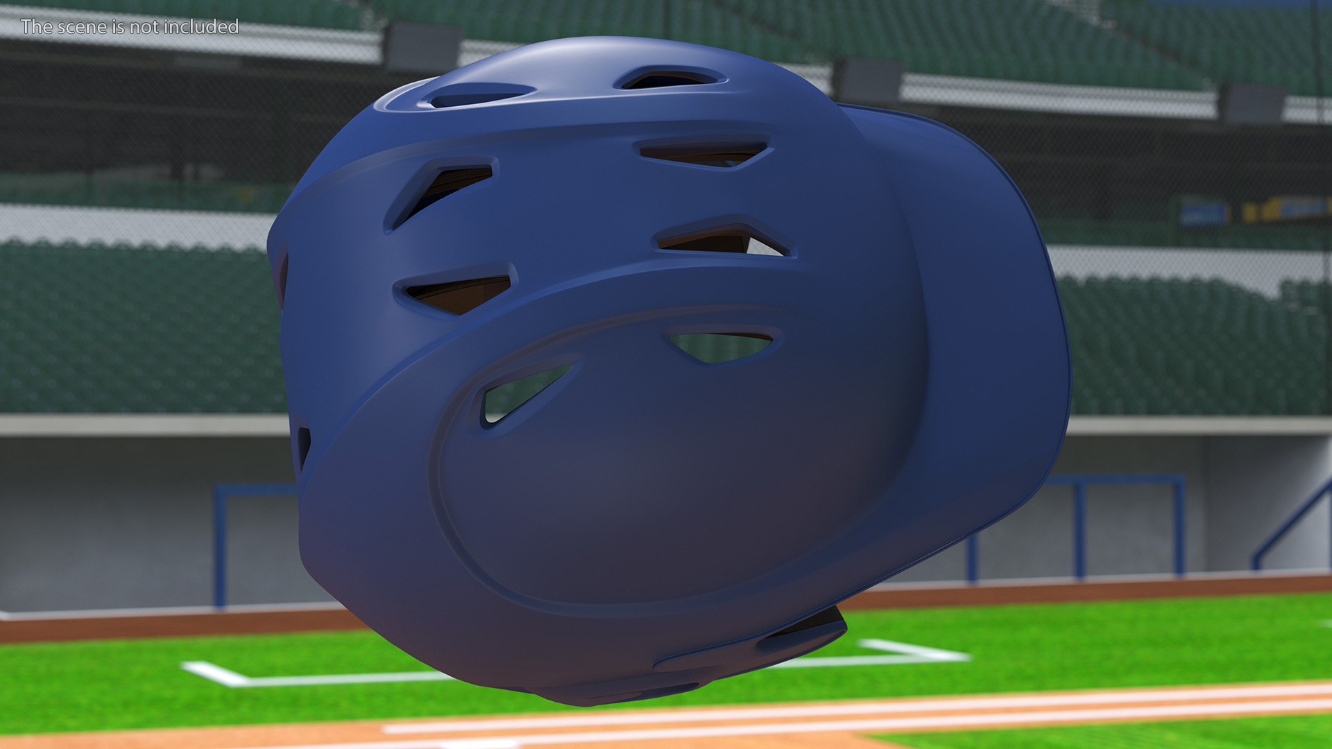 3D Baseball Batting Helmet model