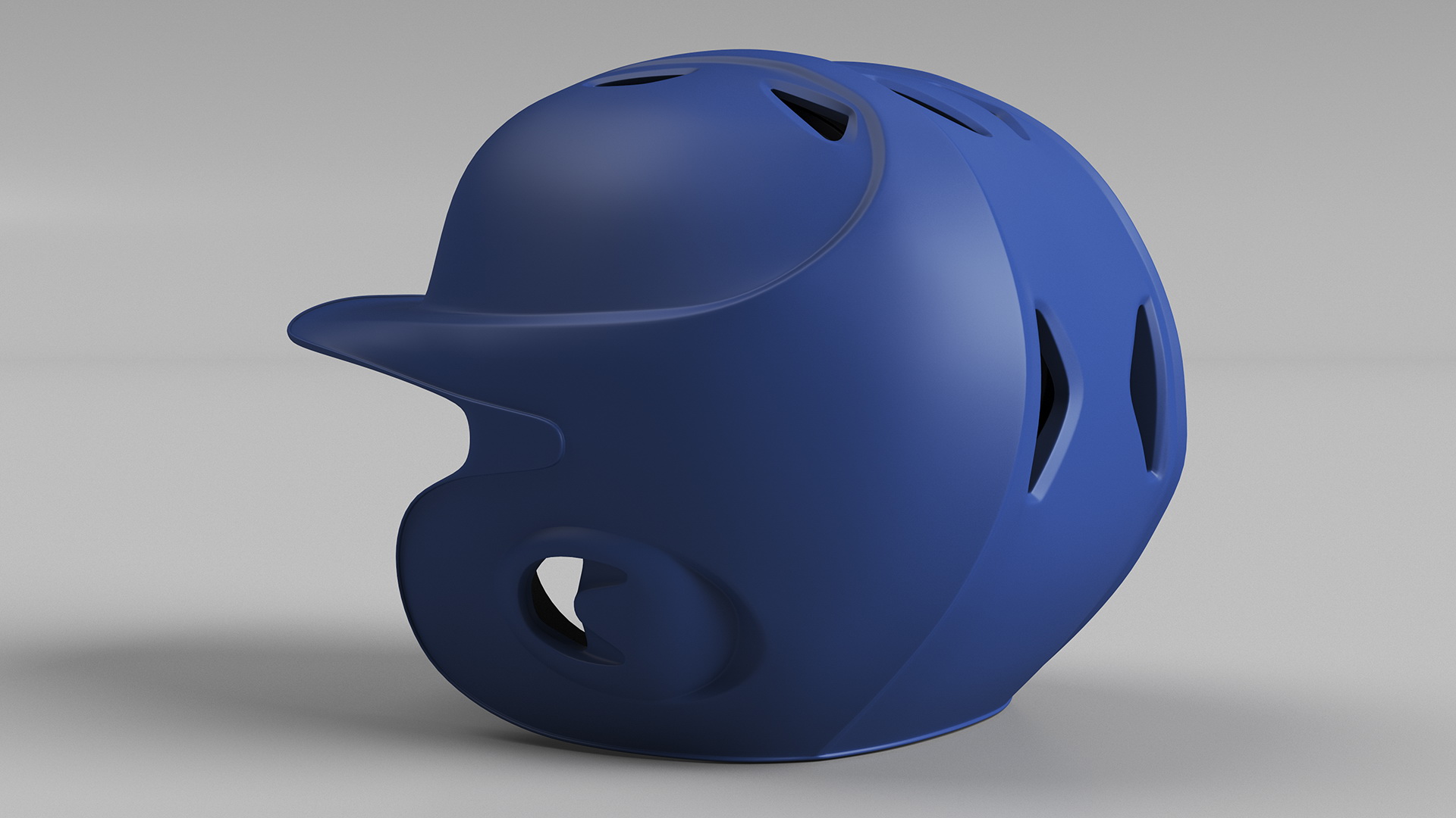 3D Baseball Batting Helmet model