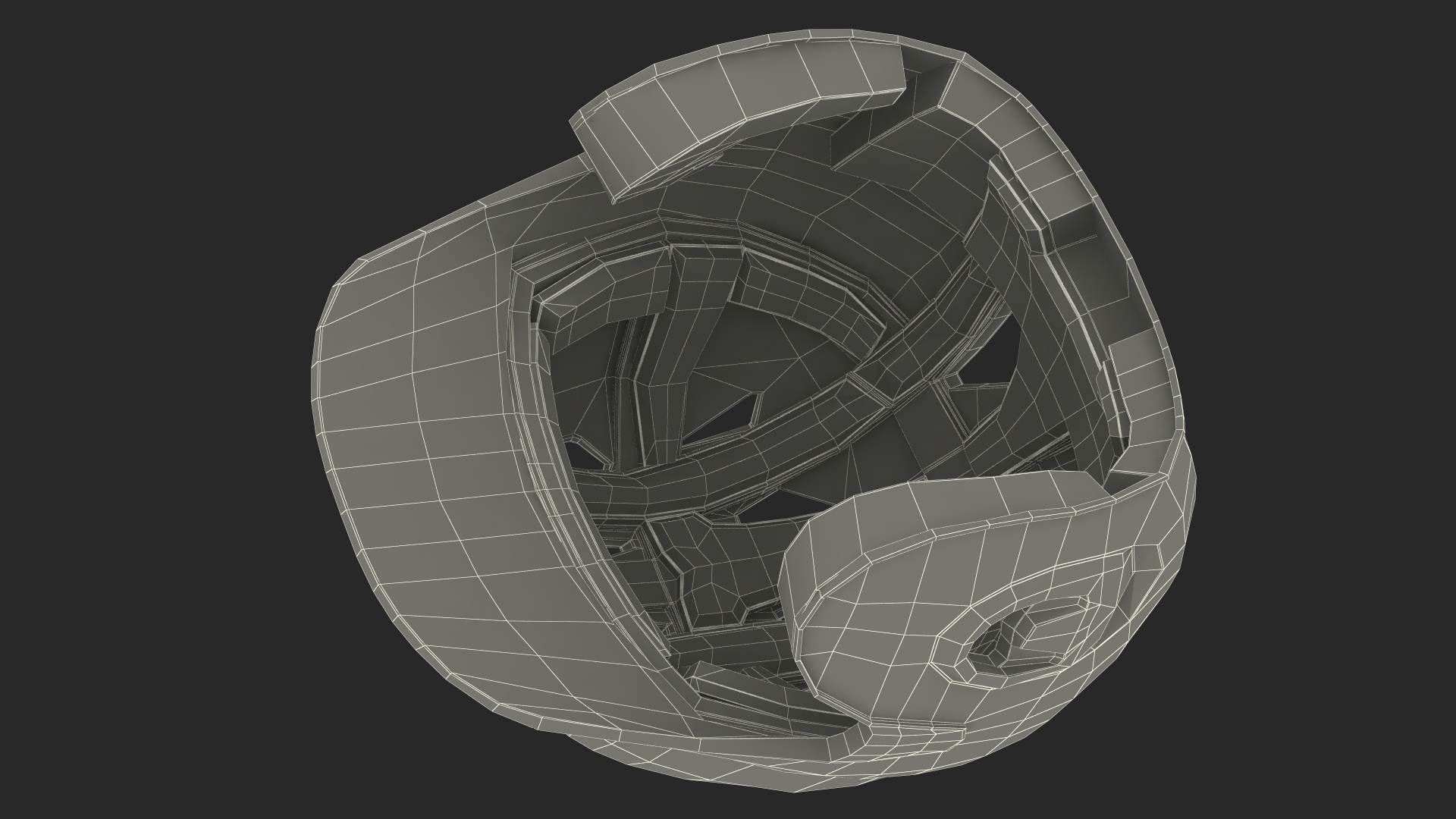 3D Baseball Batting Helmet model