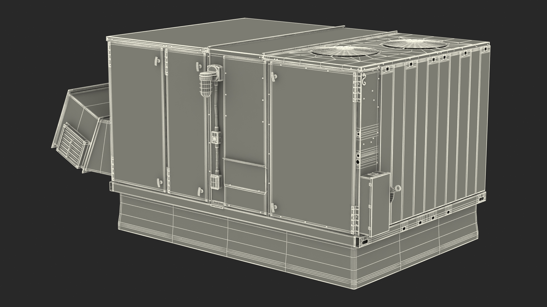 HVAC Unit 3D model