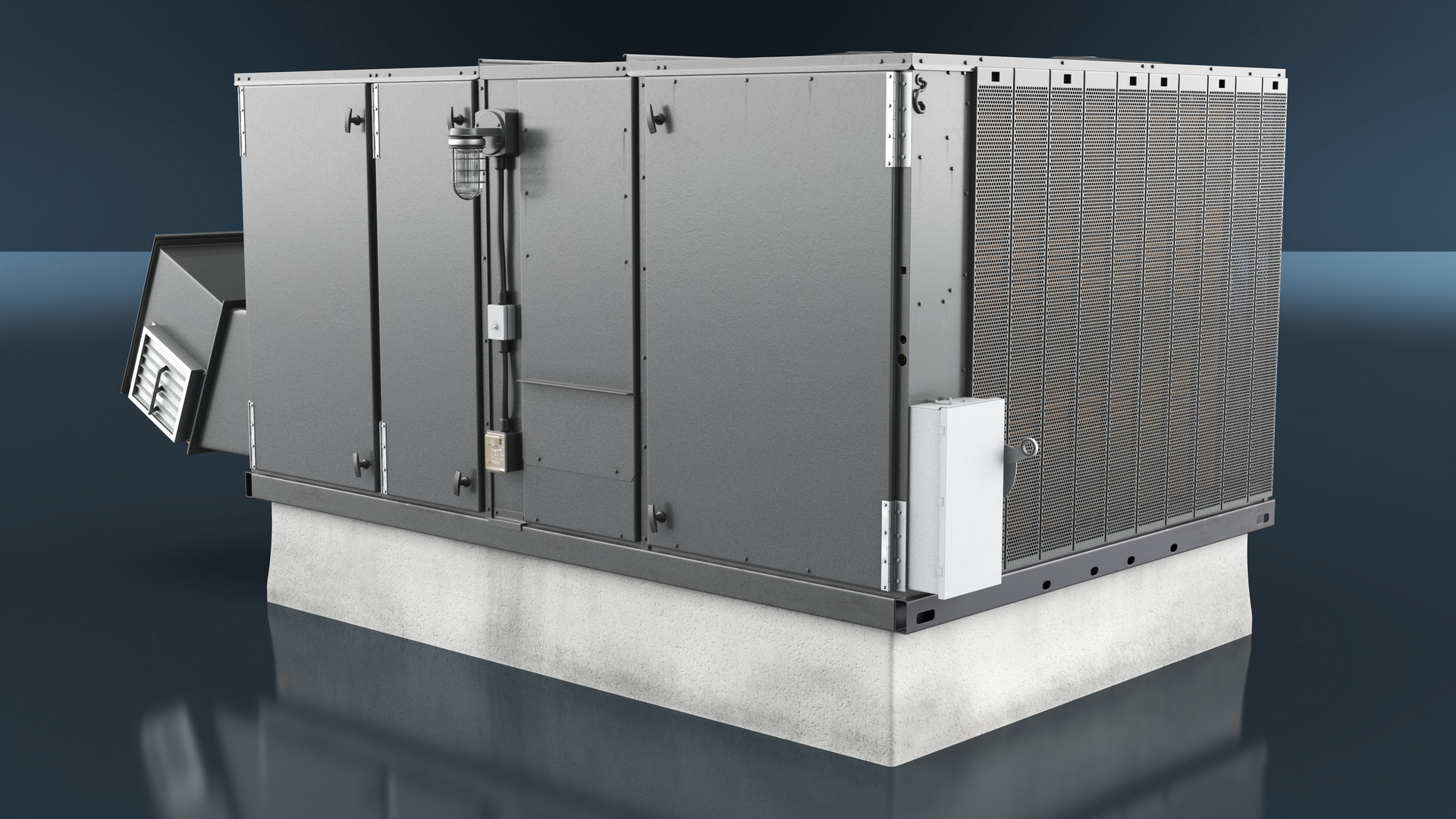 HVAC Unit 3D model