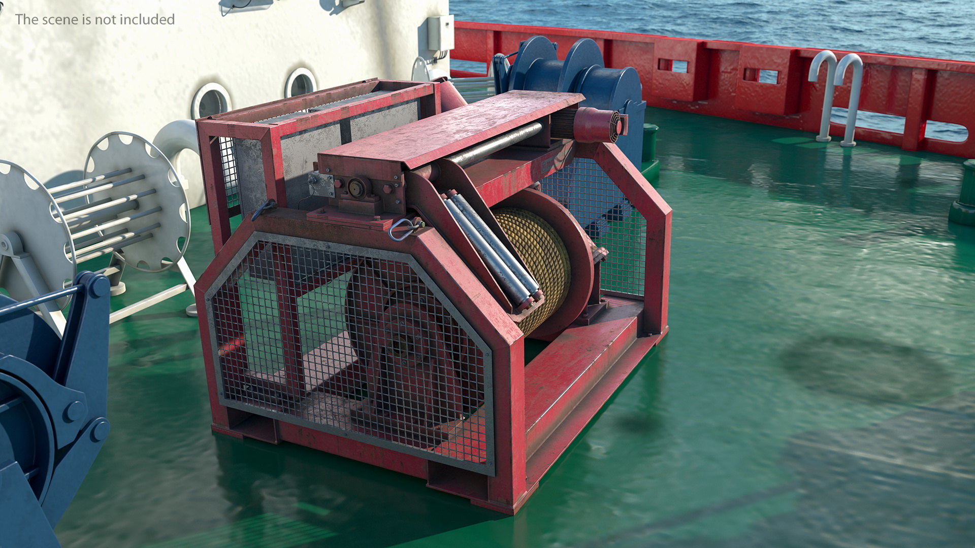 3D model Romica Hydraulic Mooring Winch