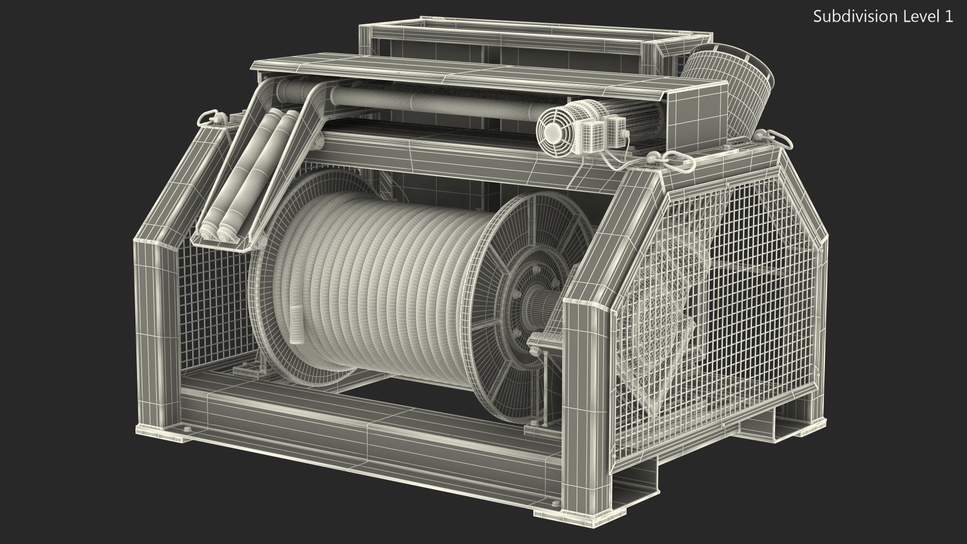 3D model Romica Hydraulic Mooring Winch