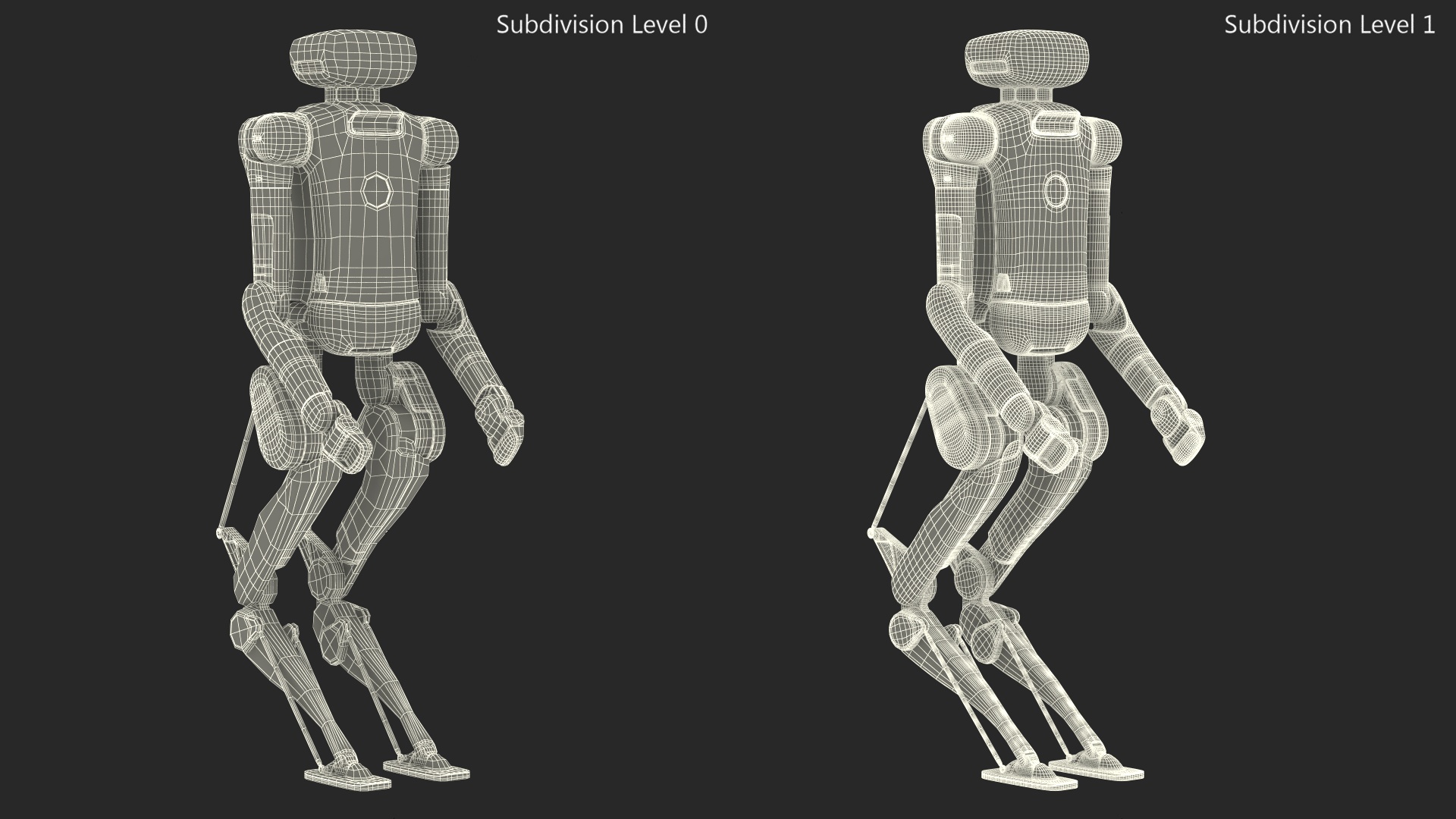 3D Digit Robot Rigged model