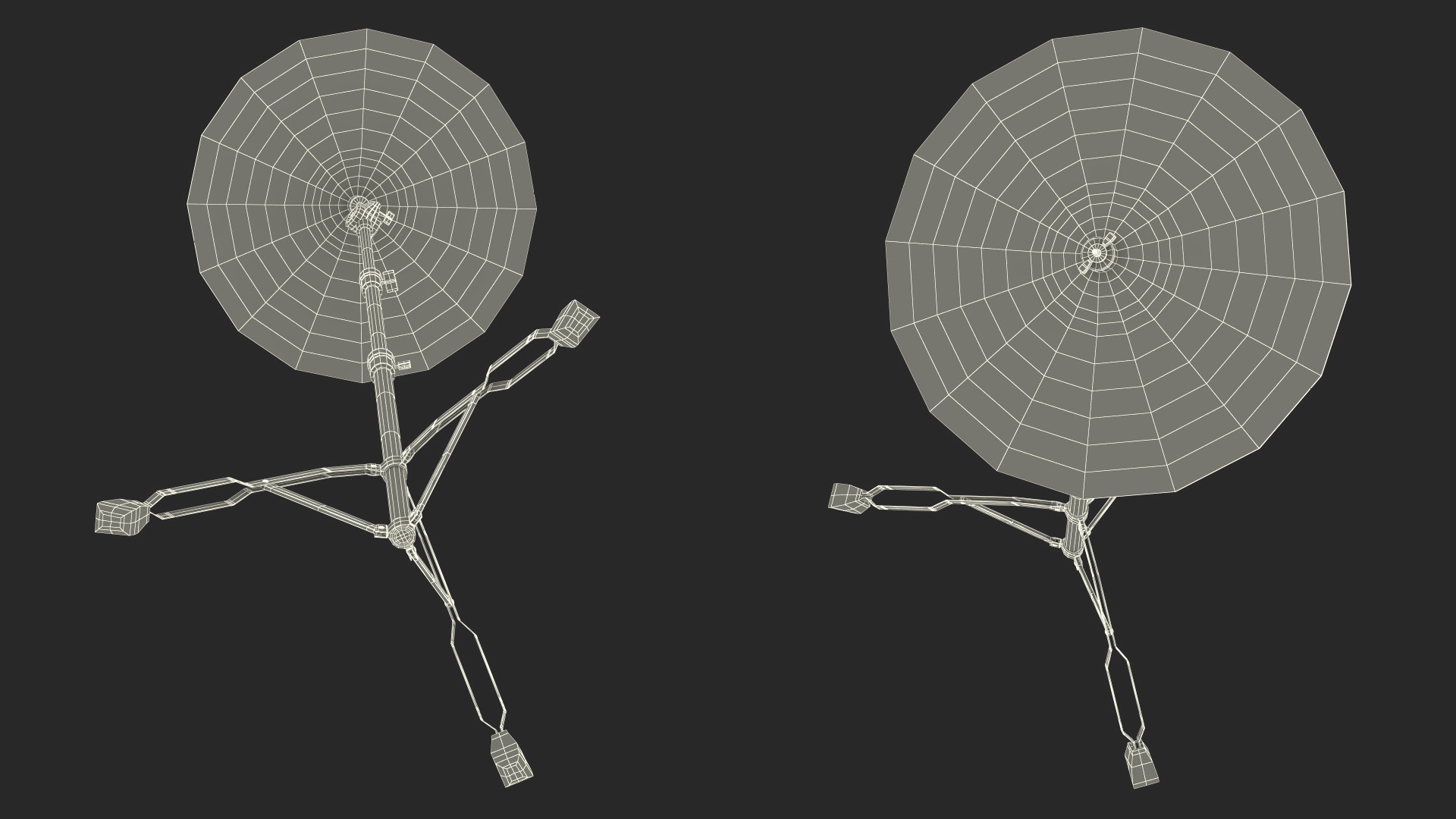 3D Crash Cymbal with Stand model