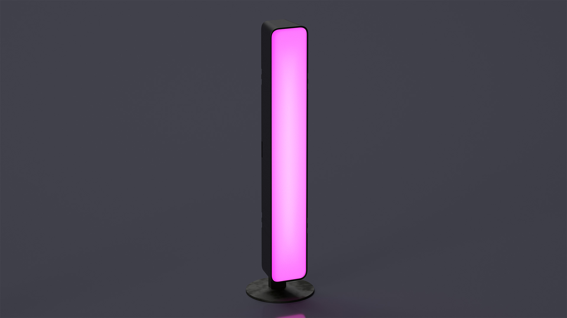 3D model Vertical Purple Backlight Lamp