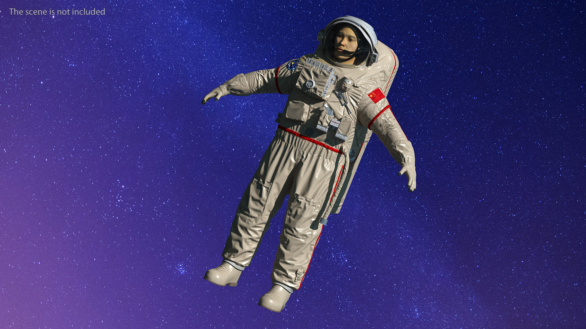 3D Chinese Astronaut Space Suit Haiying