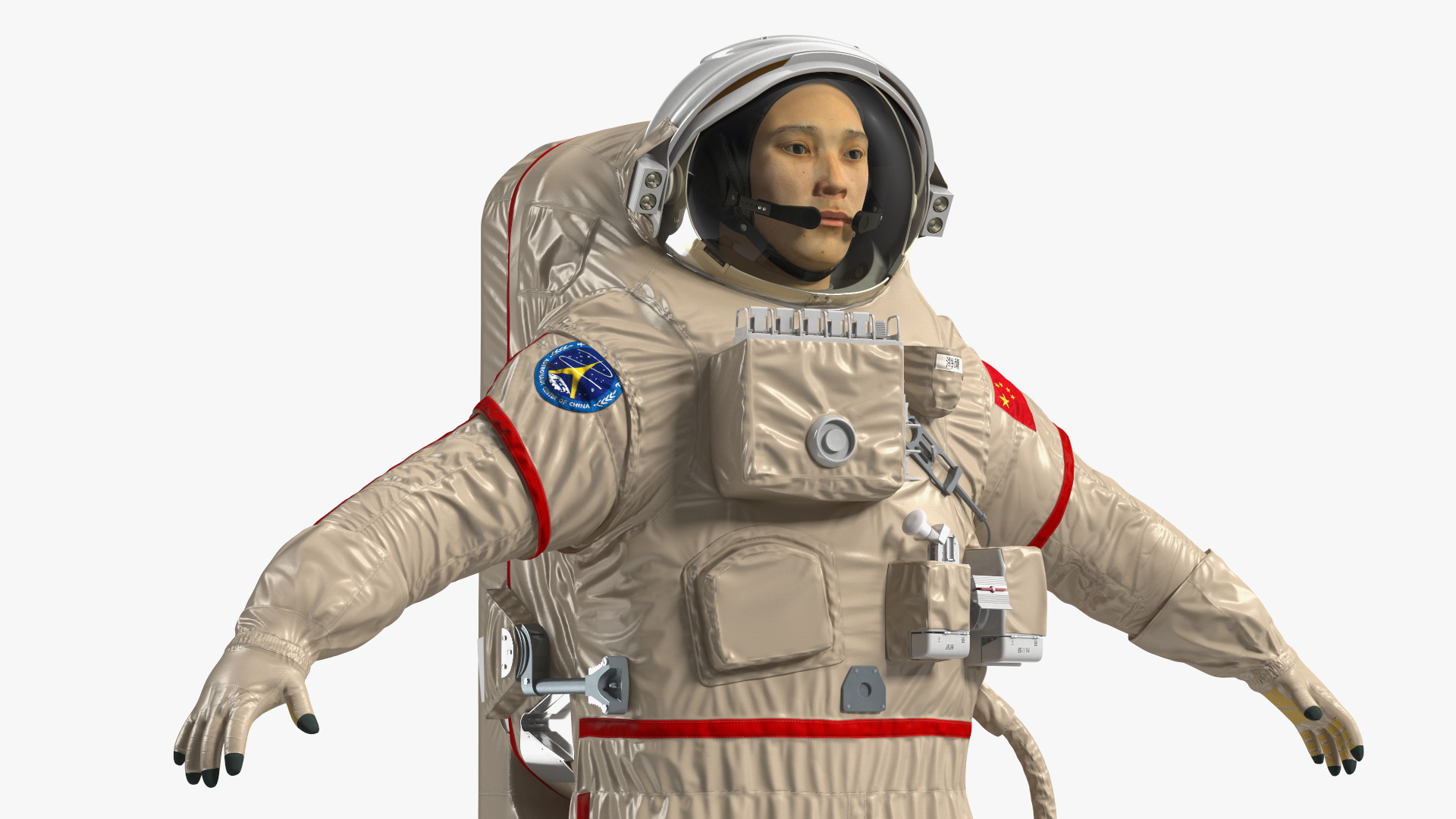 3D Chinese Astronaut Space Suit Haiying