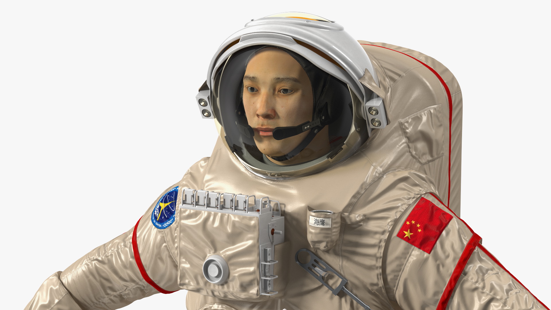 3D Chinese Astronaut Space Suit Haiying