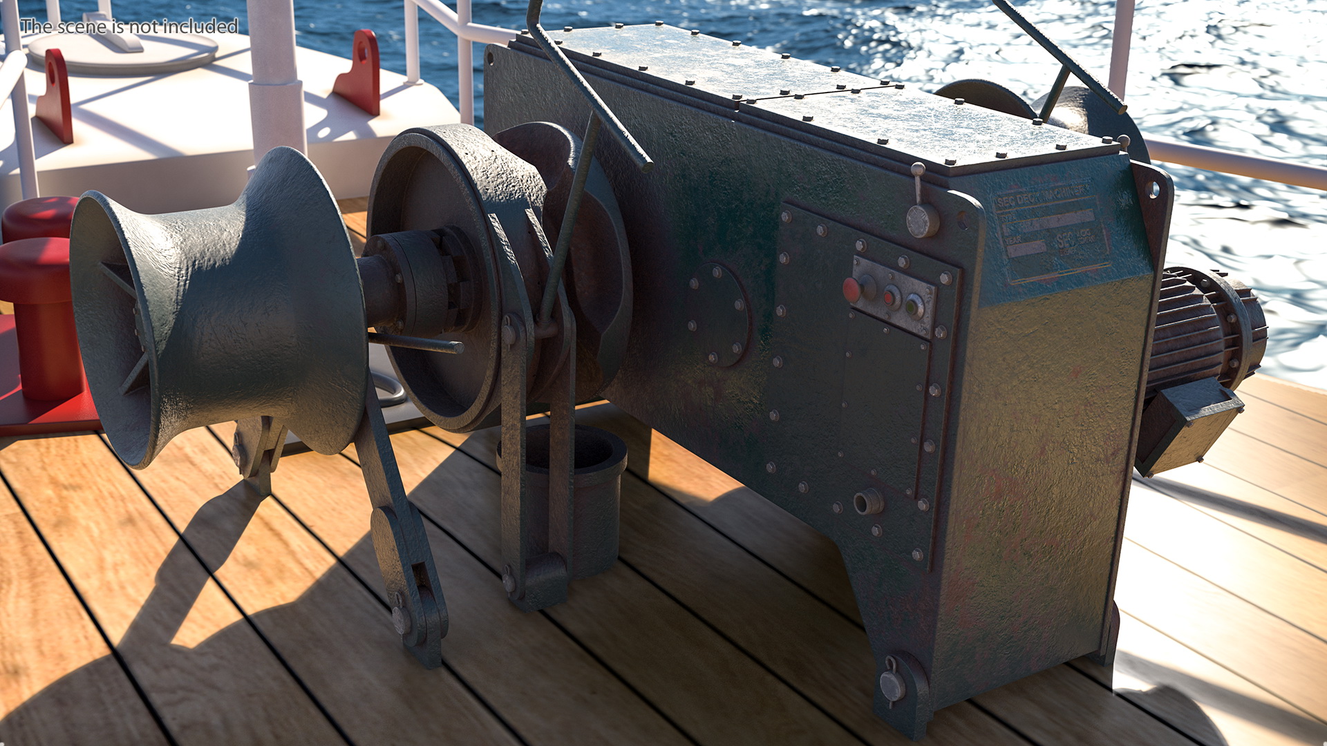 3D model Anchor Windlass Mechanism