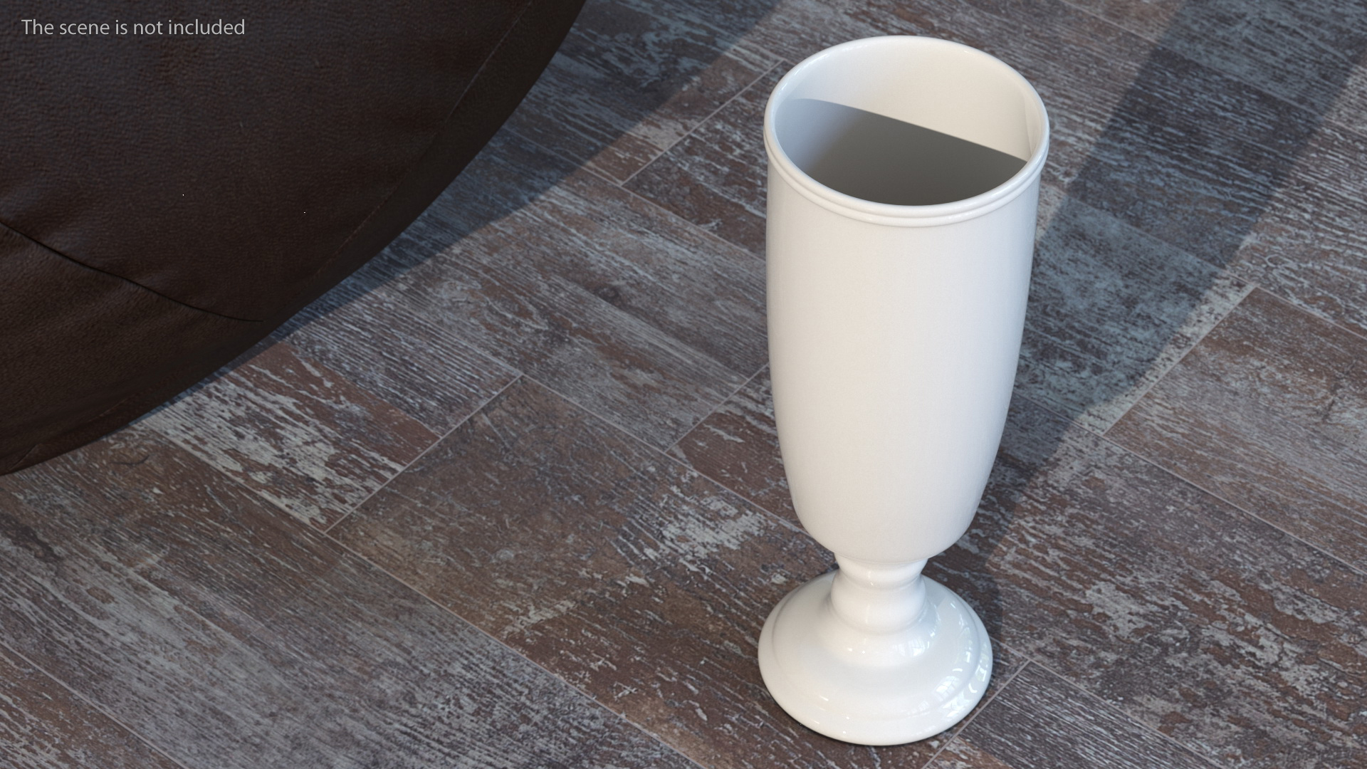 White Porcelain Flower Vase 3D