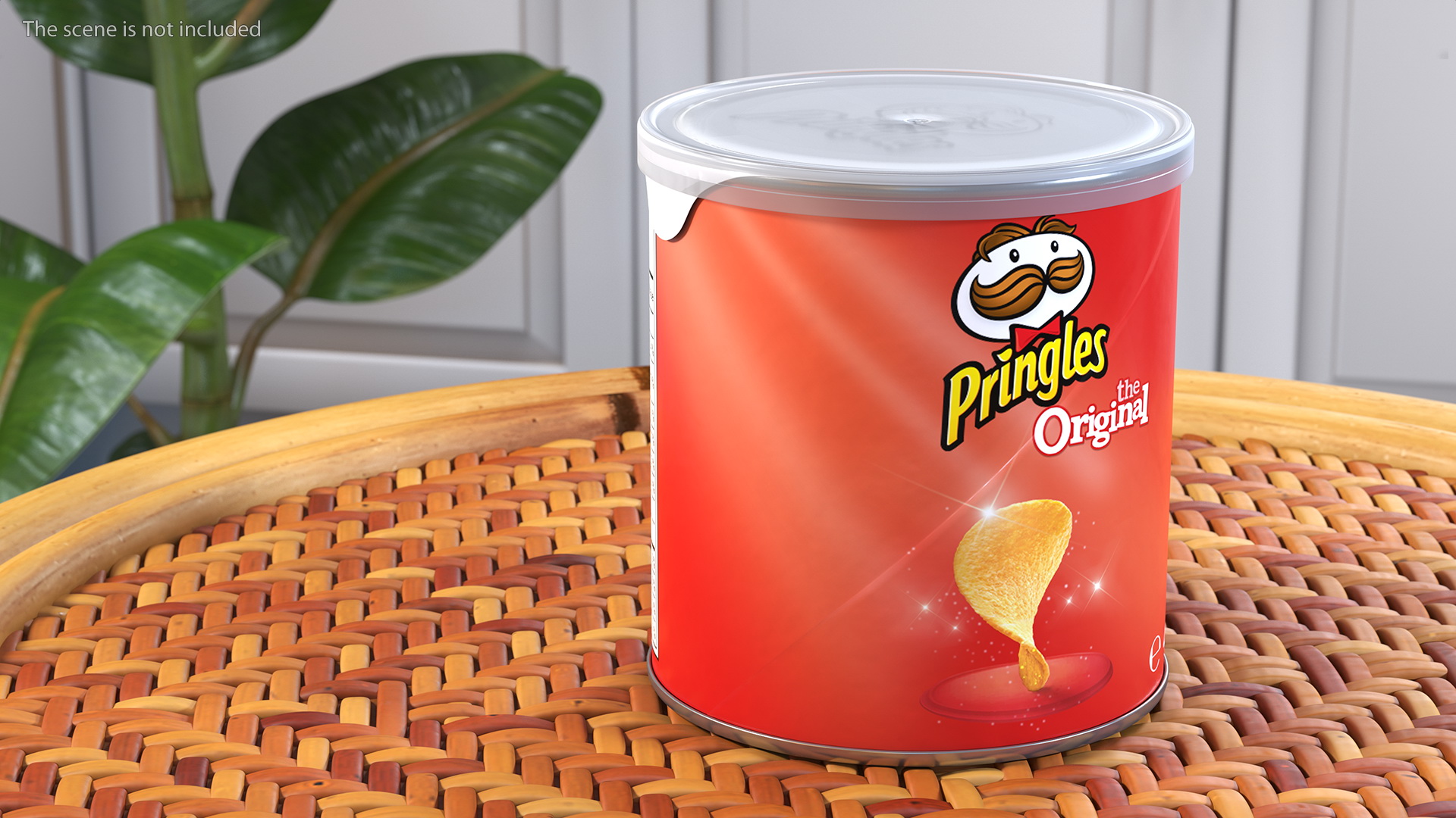 Pringles Original Flavor Potato Chips Small Can 3D