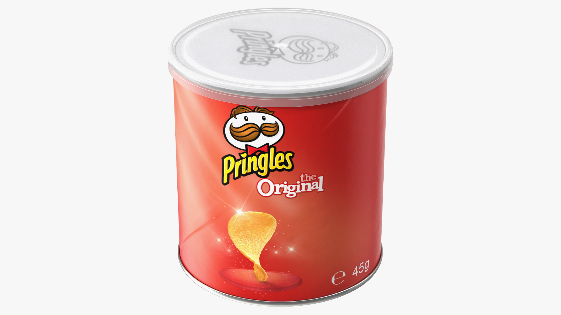 Pringles Original Flavor Potato Chips Small Can 3D