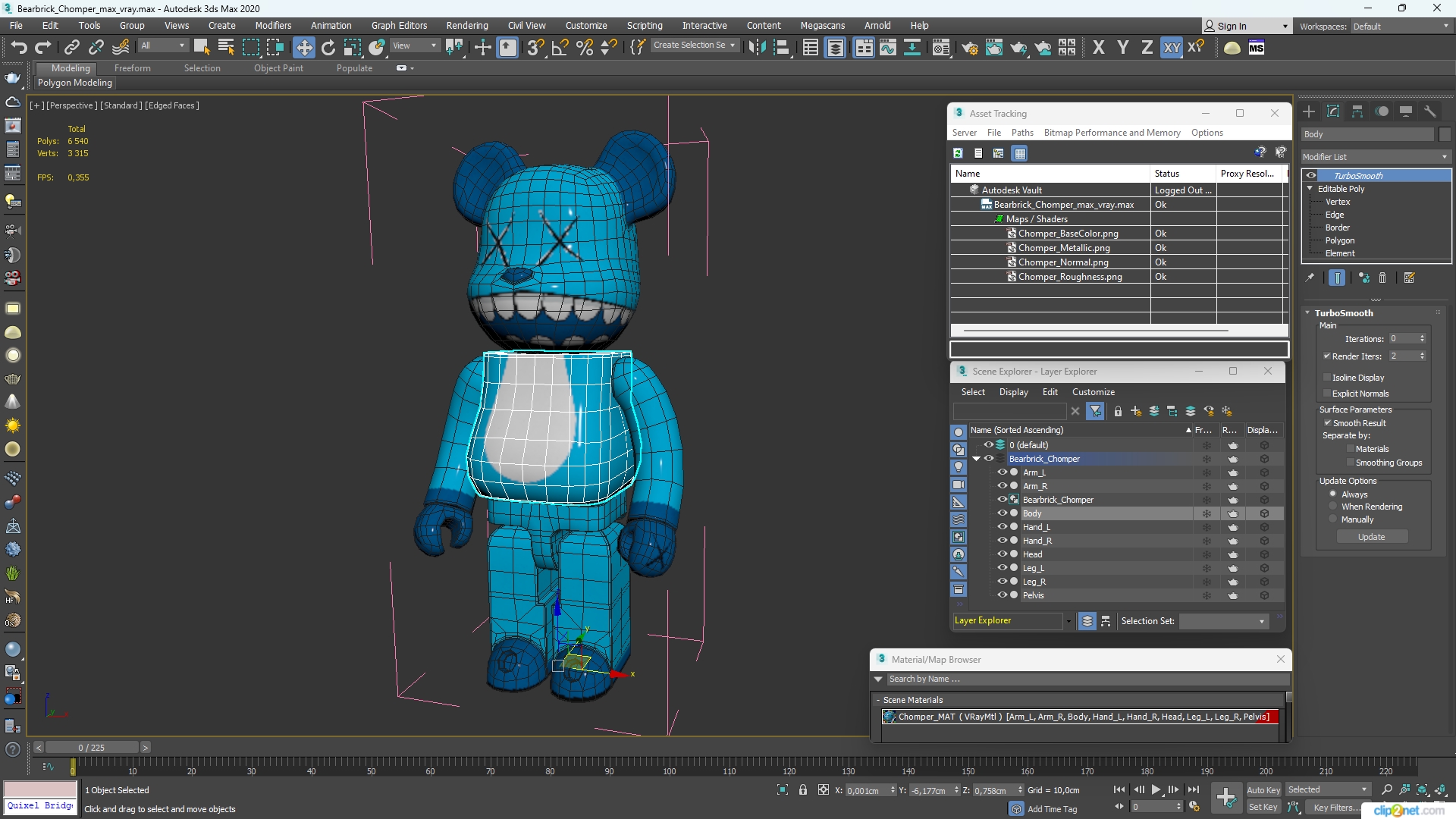 Bearbrick Chomper 3D