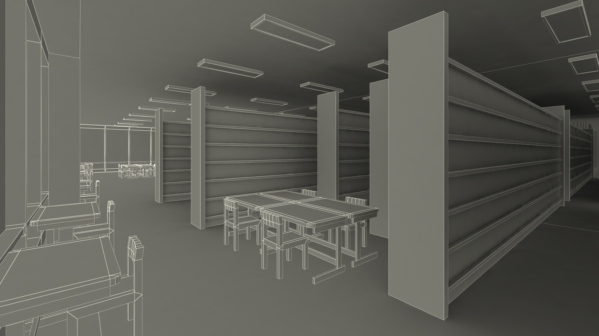 Geisel Library 3D model