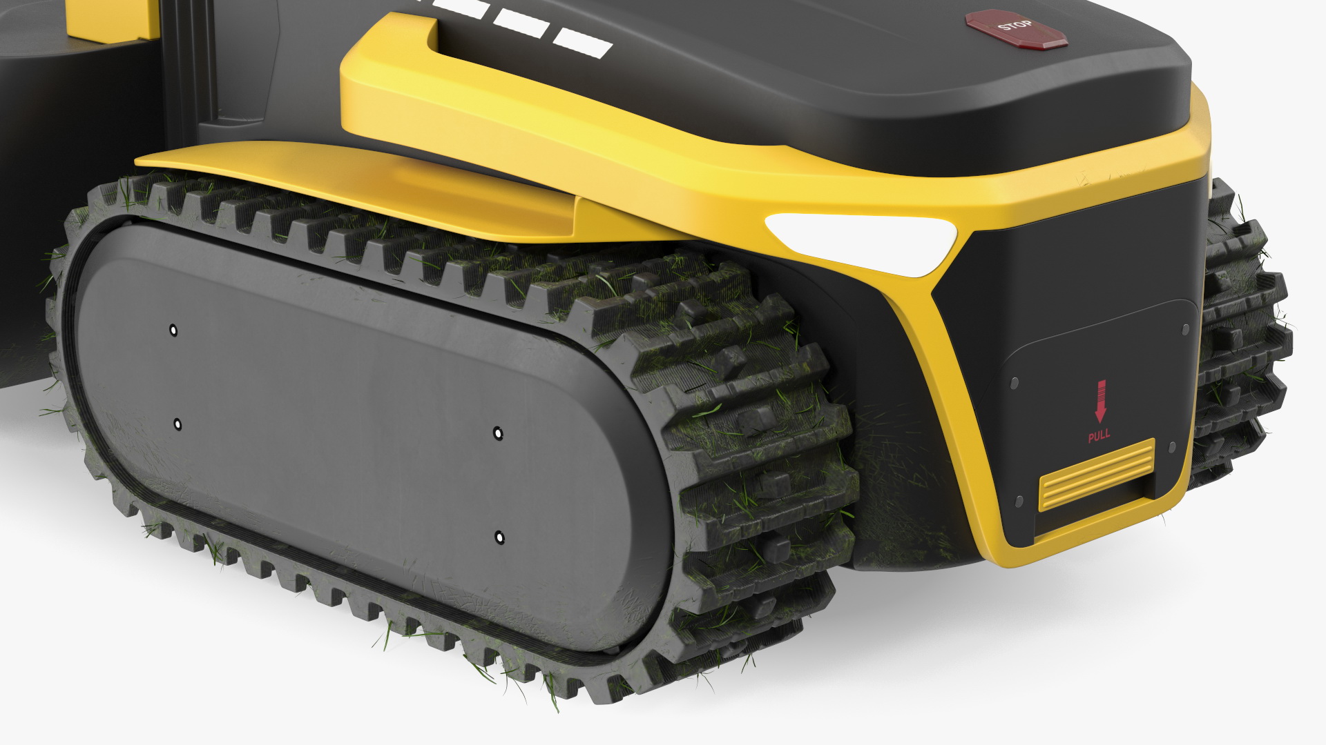 3D Automated Lawn Mower Rigged for Cinema 4D