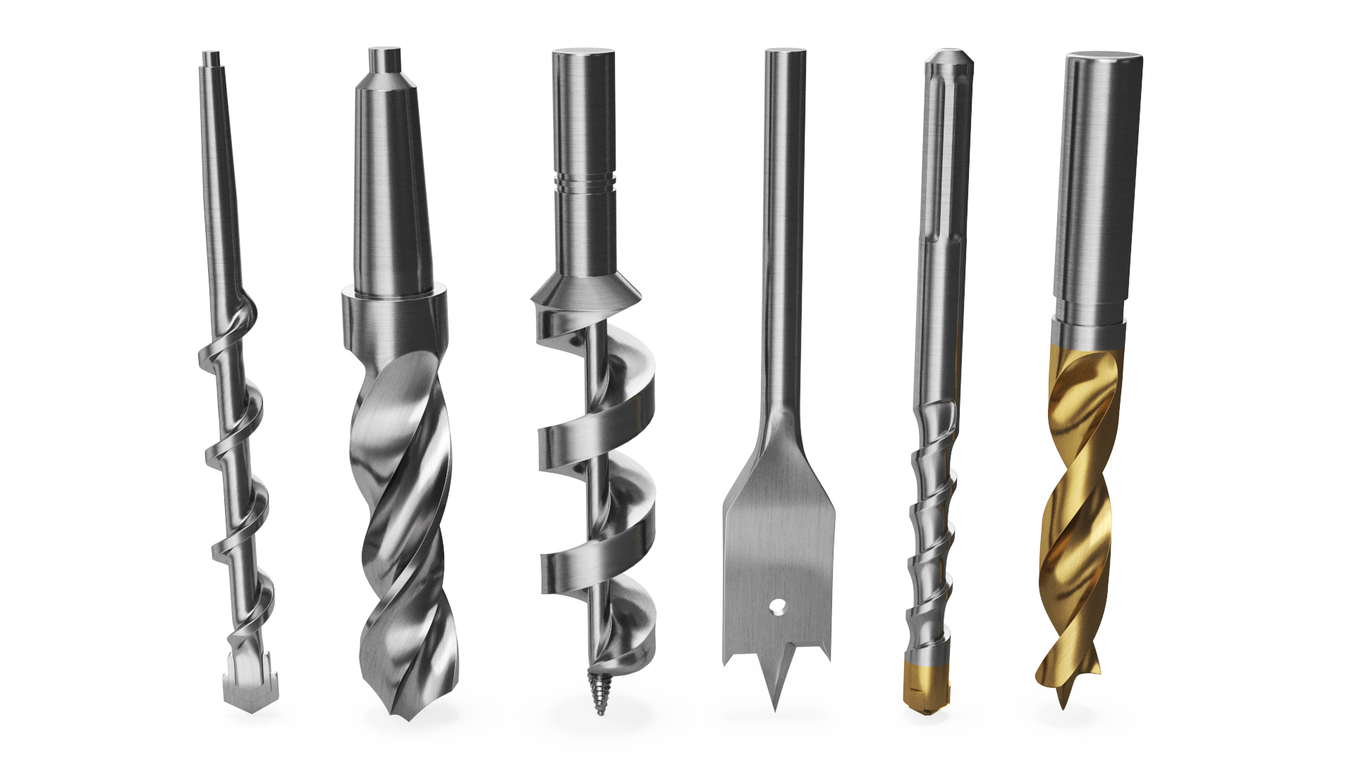 3D Drill Bits Types