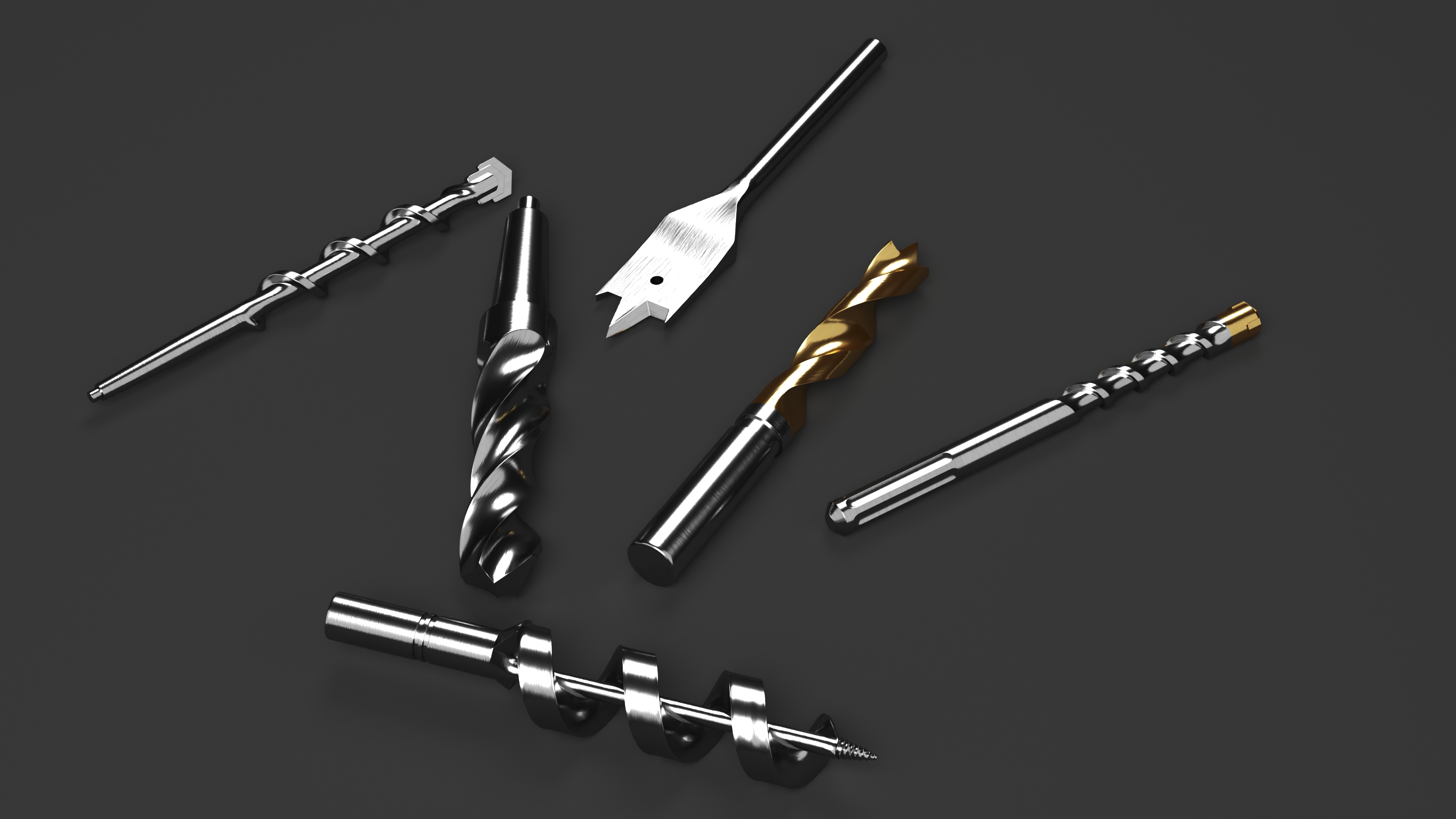 3D Drill Bits Types