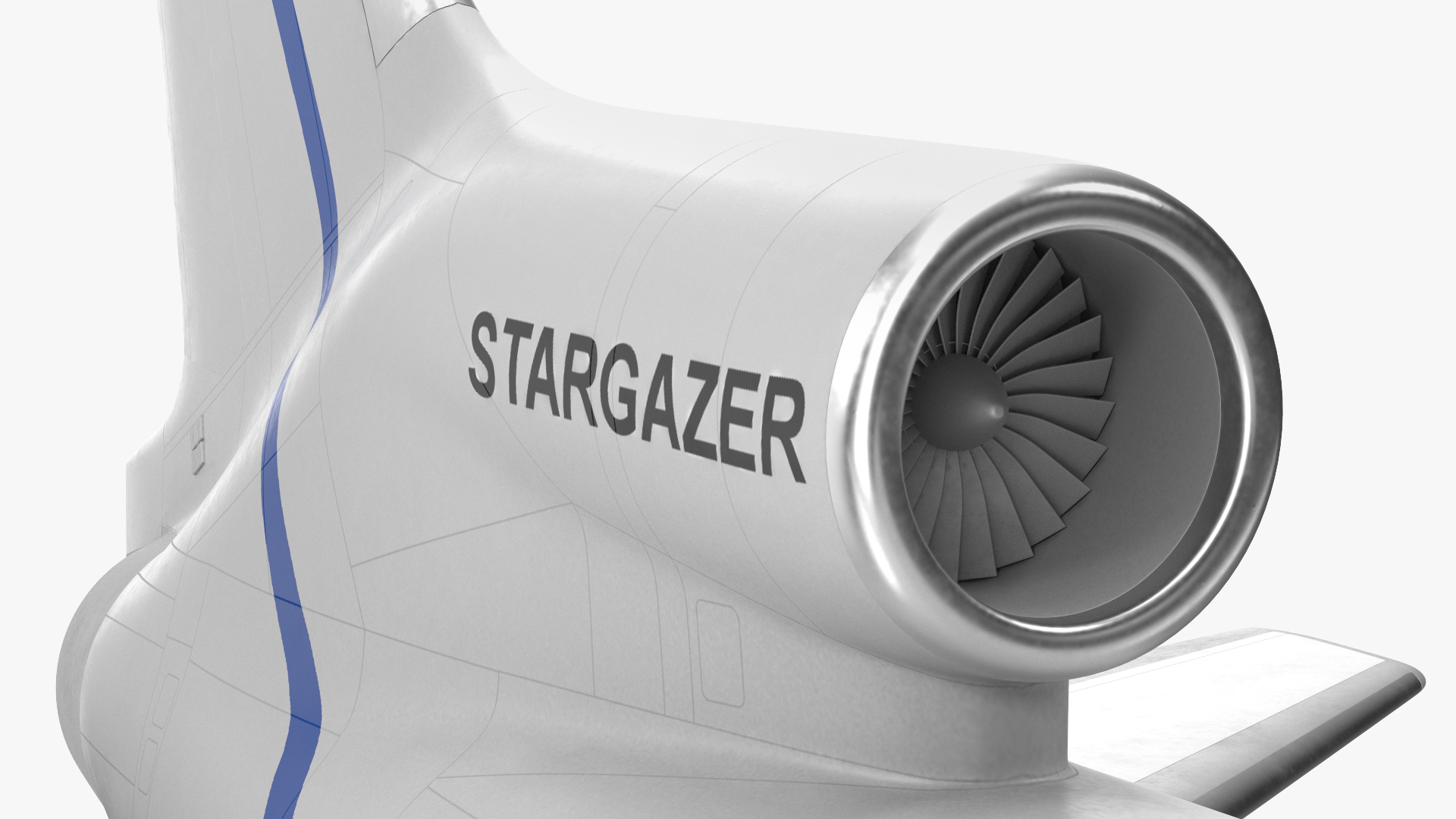 3D Lockheed L1011 Stargazer Carrying Pegasus XL Rocket