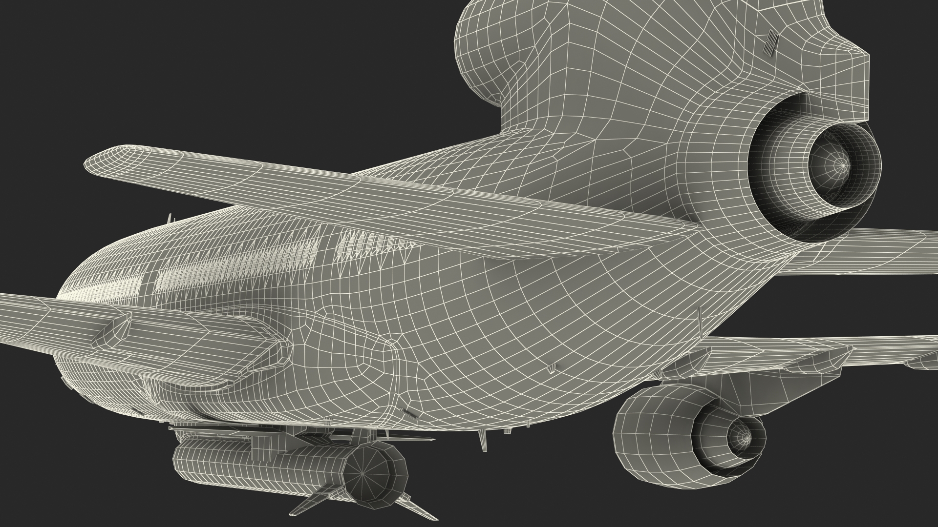 3D Lockheed L1011 Stargazer Carrying Pegasus XL Rocket