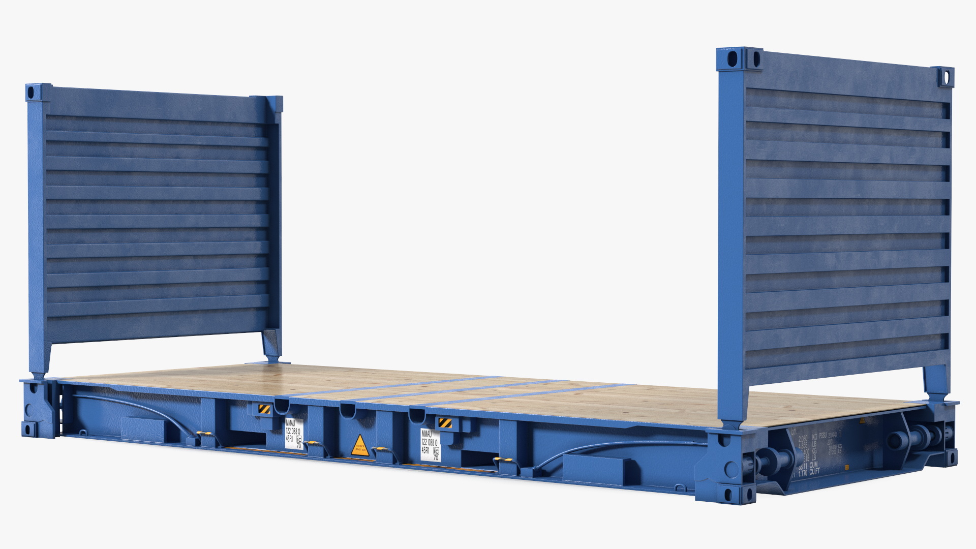 3D model Collapsible Flatrack Container