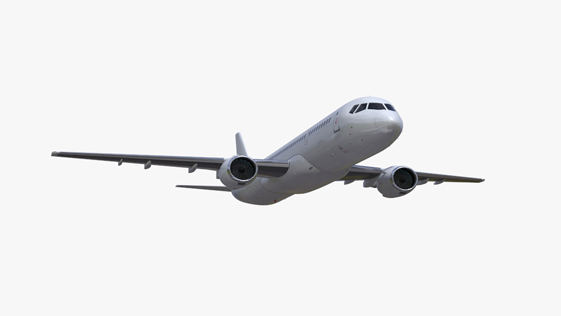 Single Aisle Airliner Rigged for Maya 3D