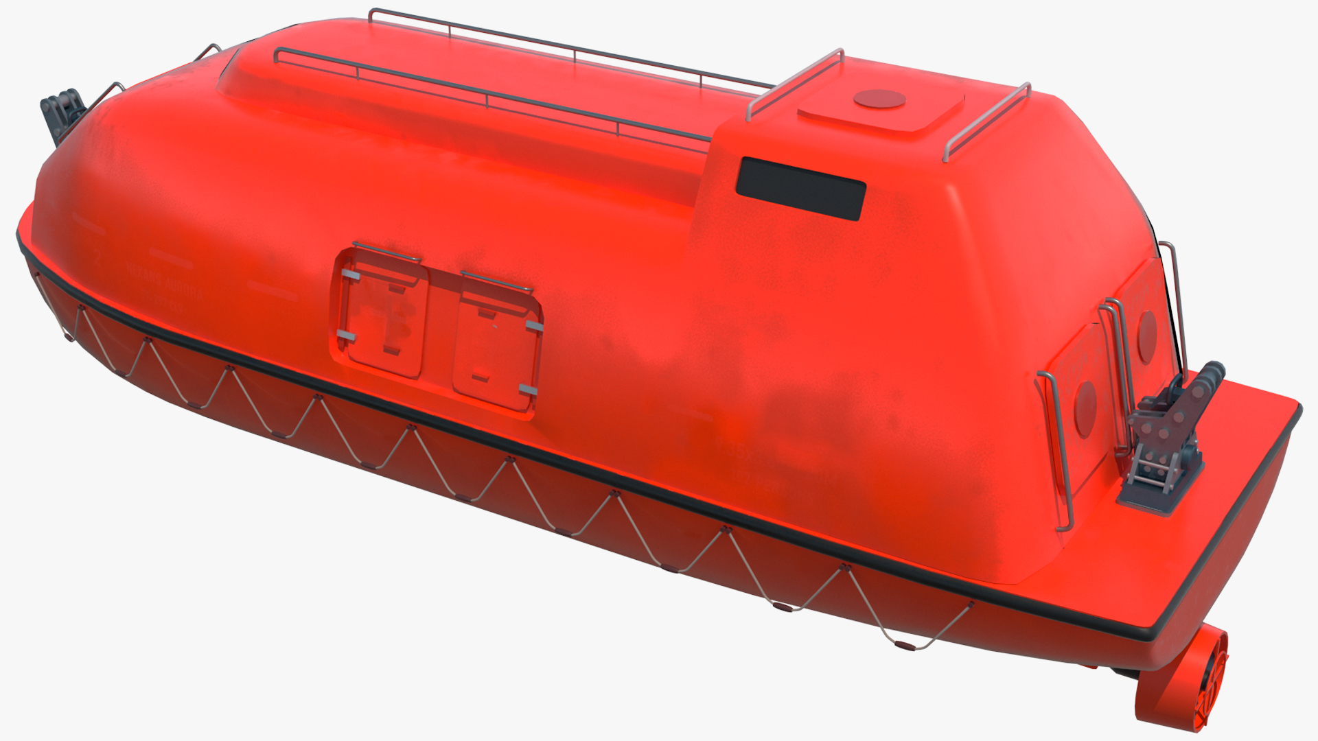 Cable Laying Ship Rigged 3D model