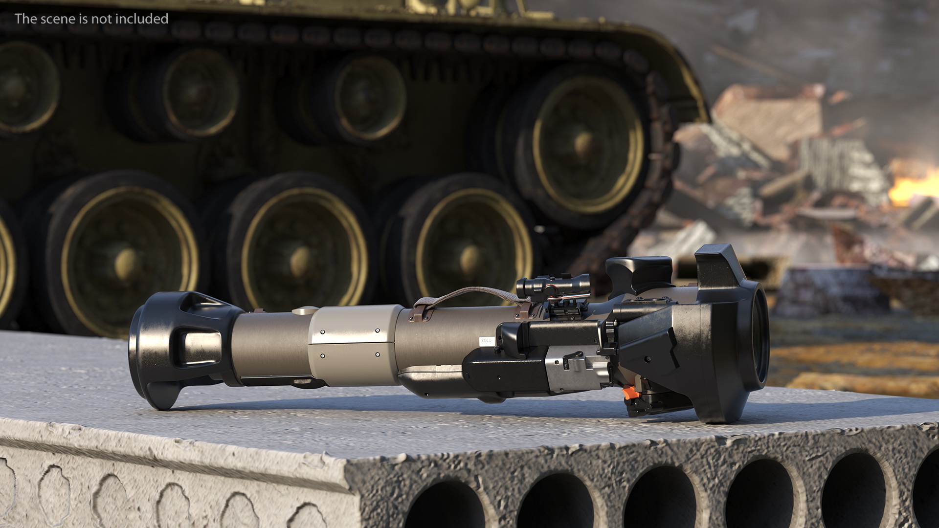 Anti Tank Rocket Launcher New 3D model