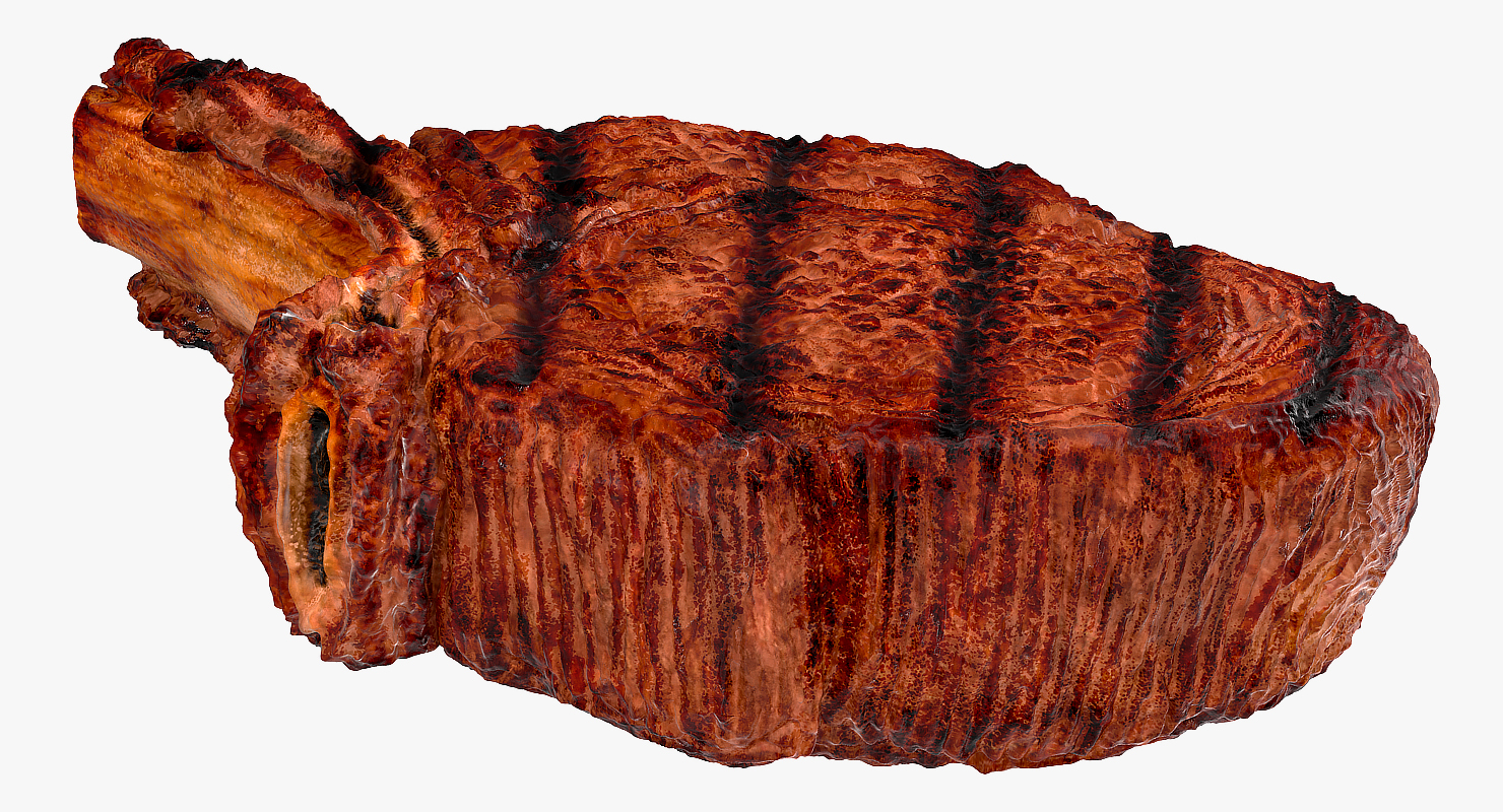 3D model BBQ Long Bone Ribeye