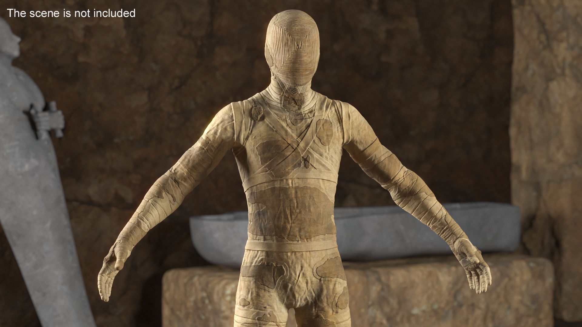 Mummy A-Pose 3D