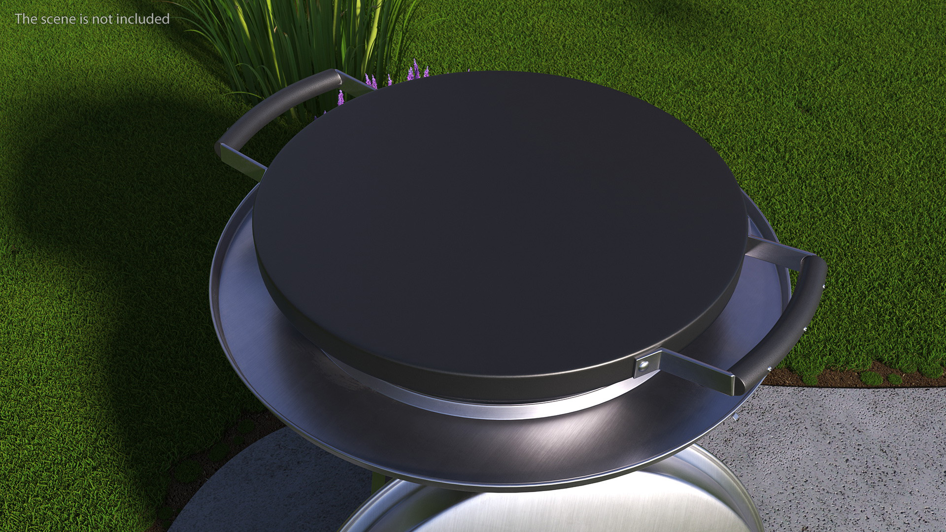 Flat Grill Pan 3D model