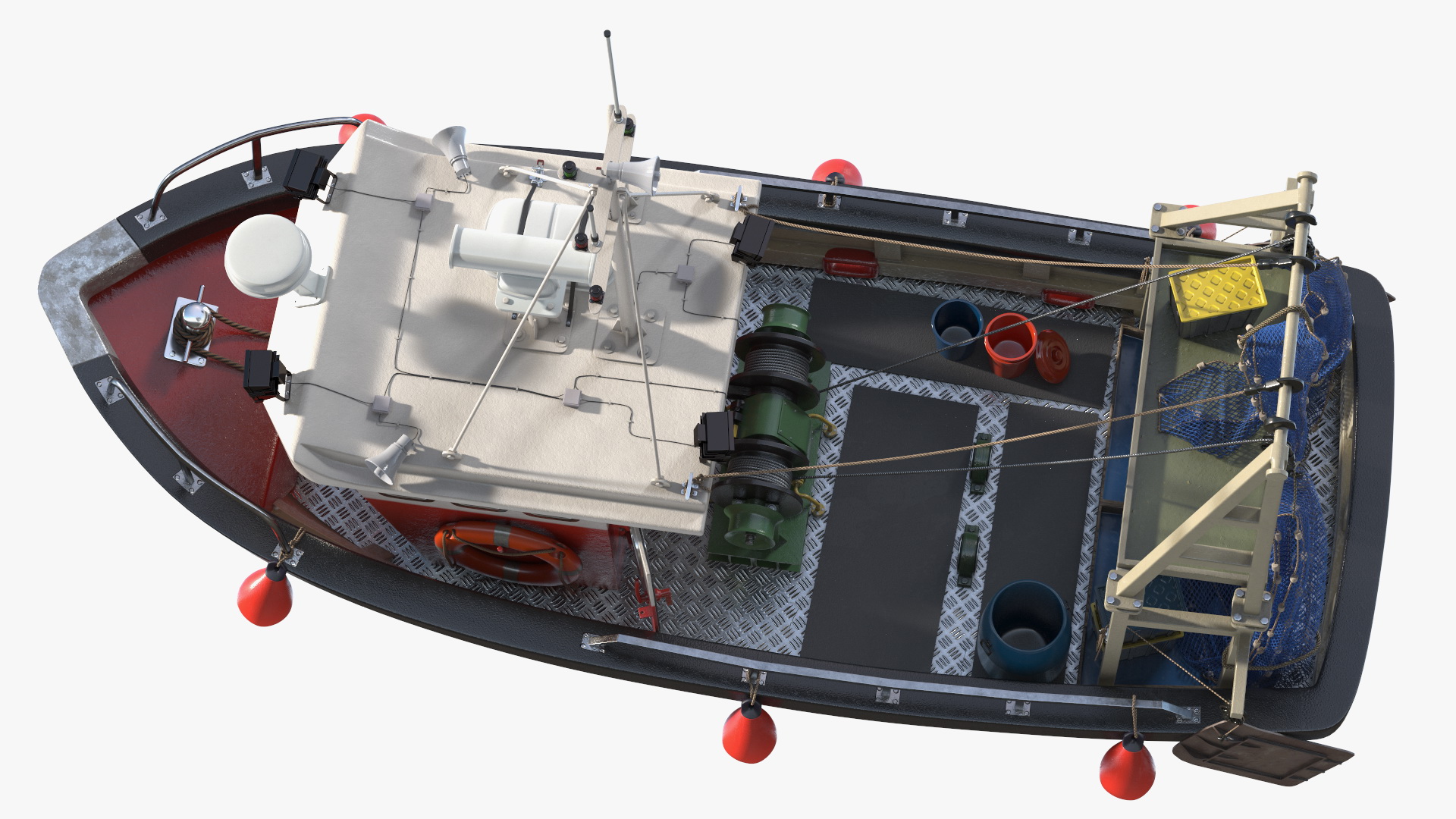 3D model Small Fishing Vessel