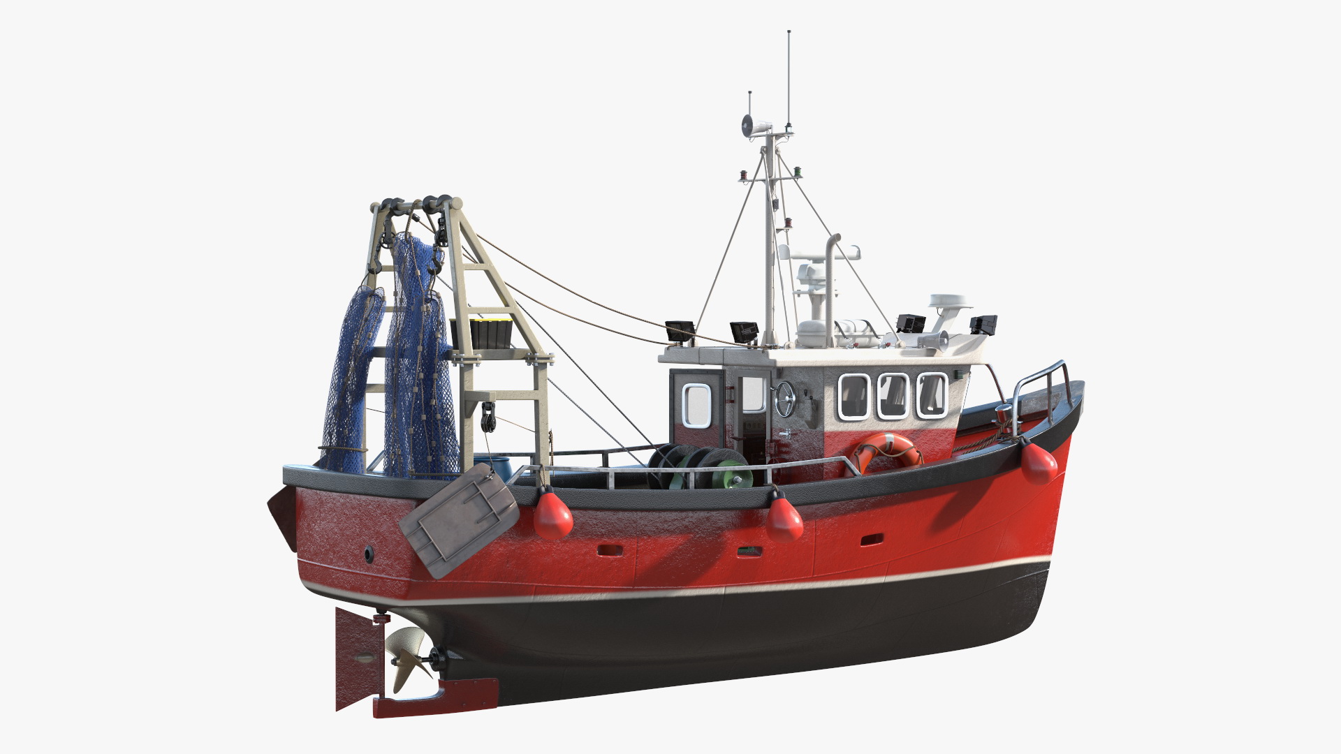 3D model Small Fishing Vessel