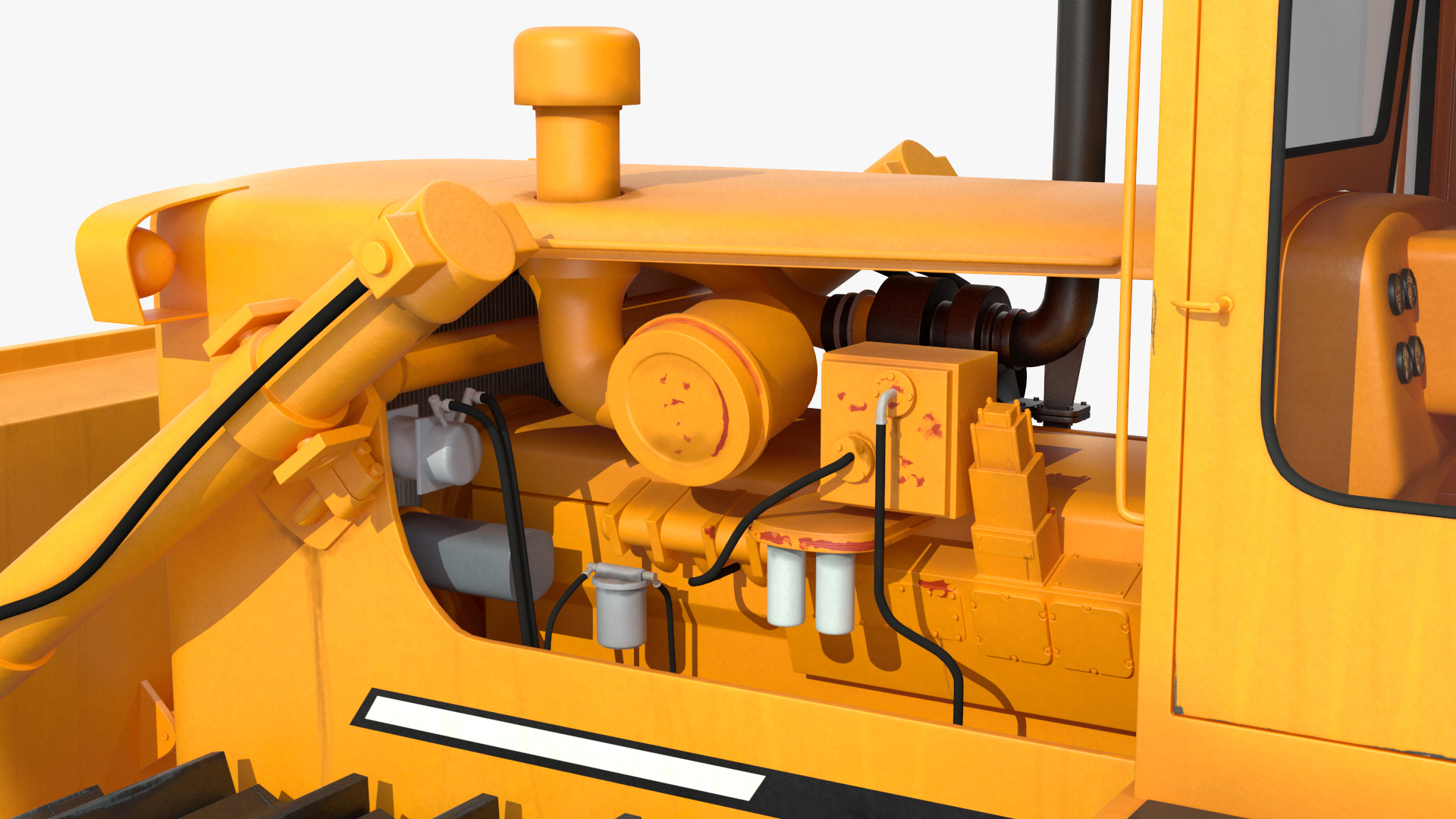 3D Crawler Dozer model