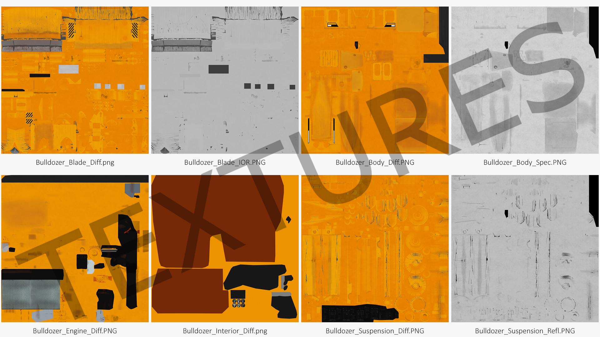 3D Crawler Dozer model