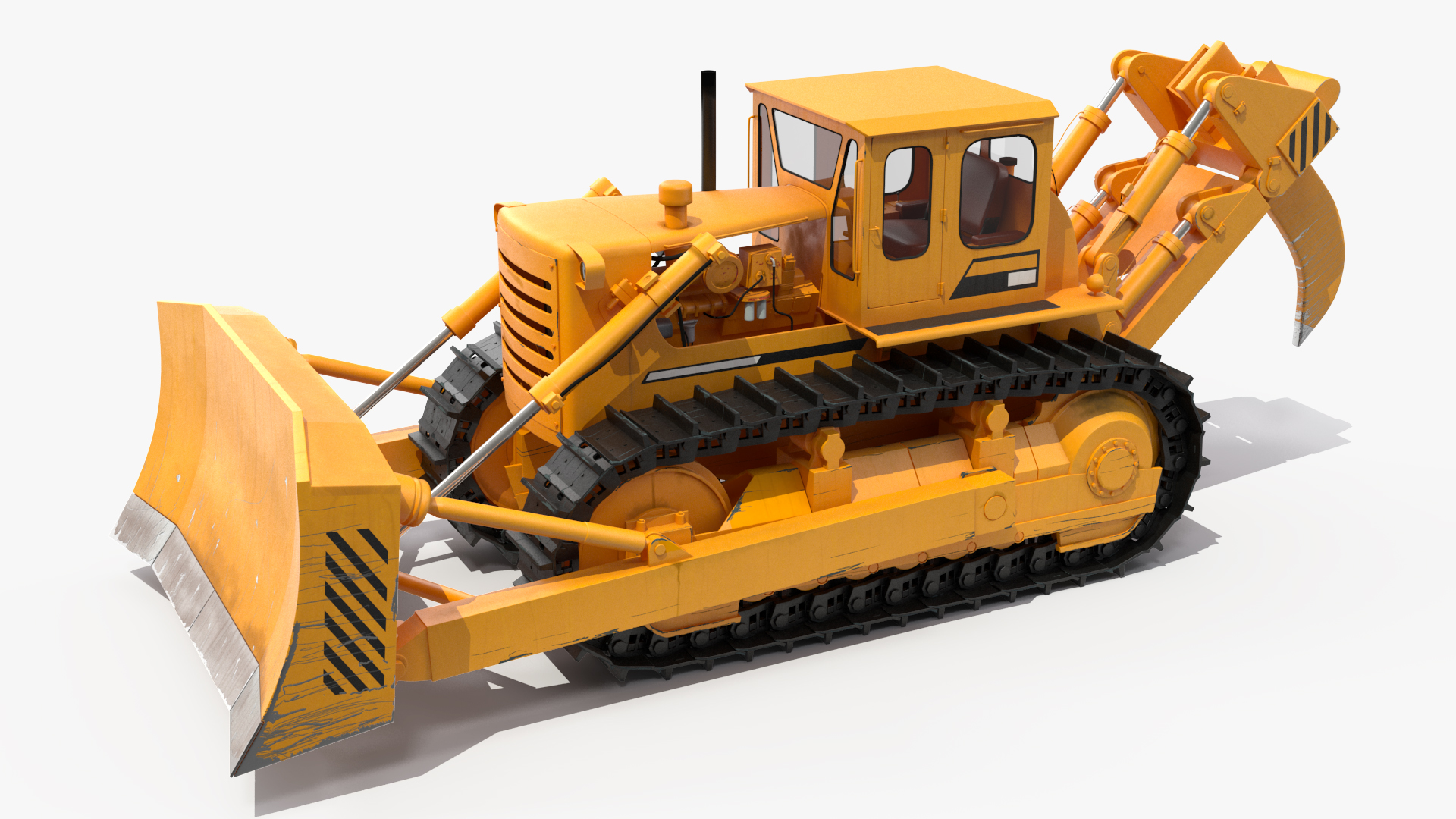 3D Crawler Dozer model